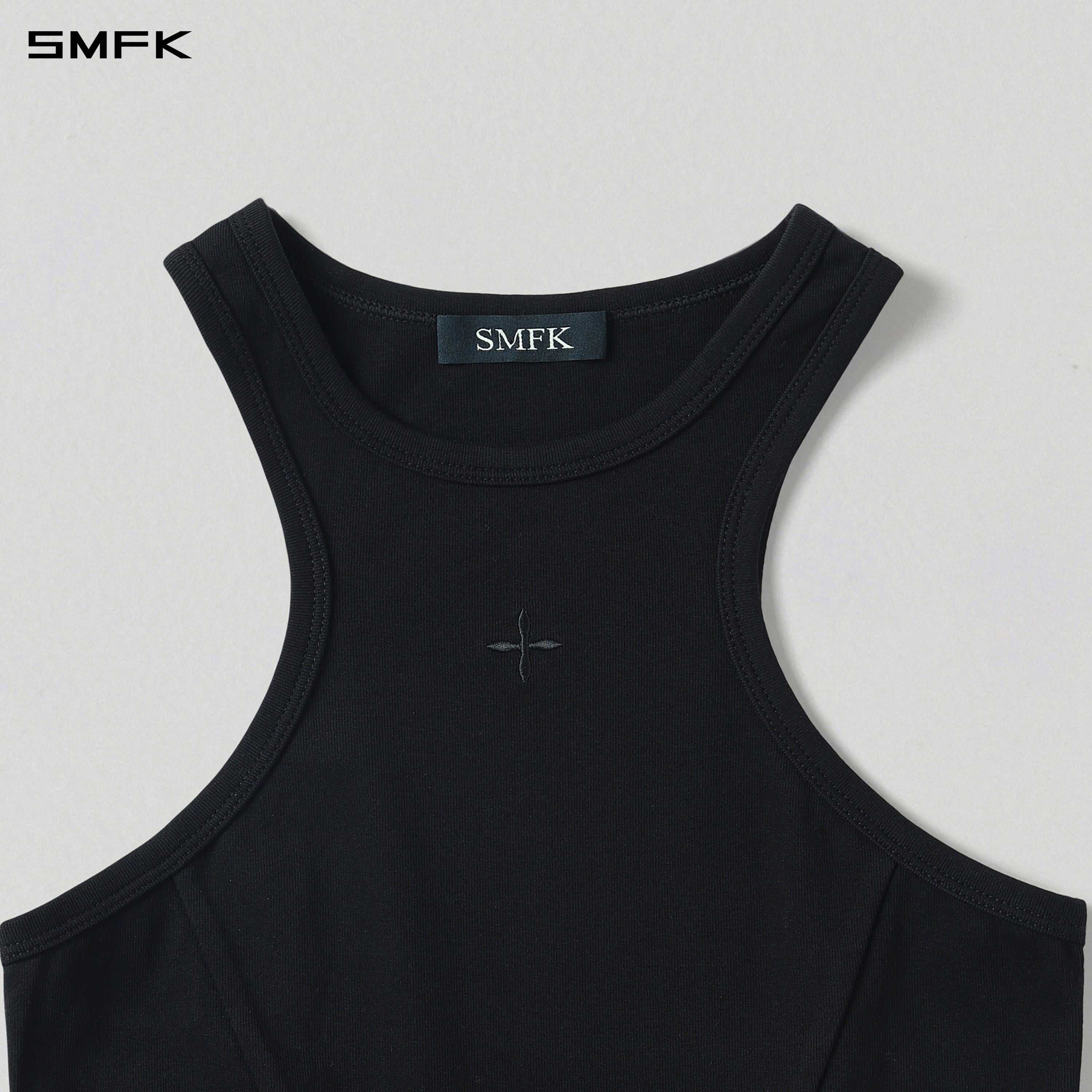 VINTAGE HIKE LONG VEST/LS-COTTON/W WILD BLACK