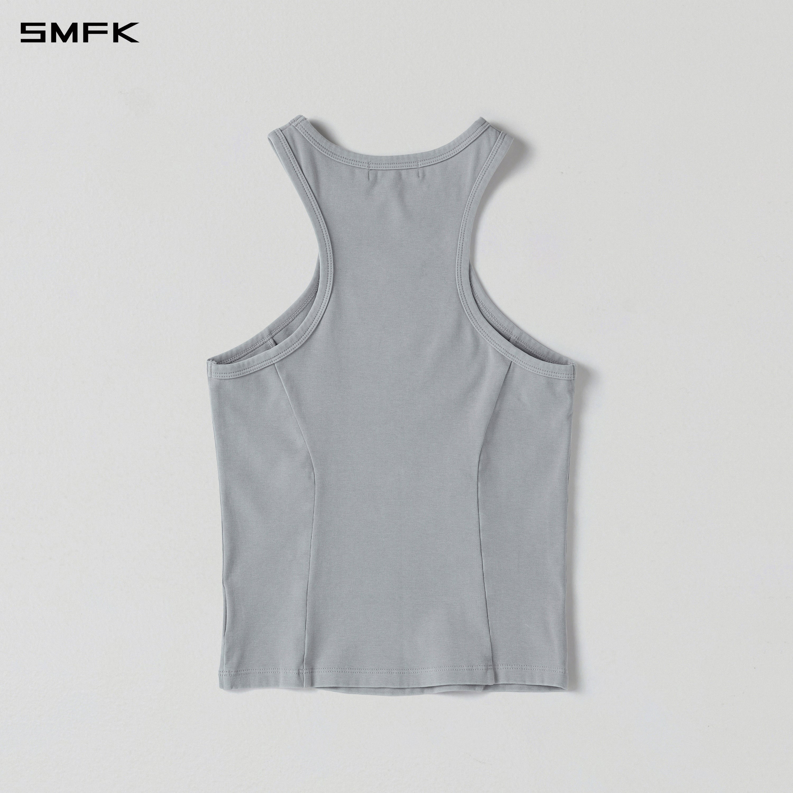 VINTAGE HIKE LONG VEST/LS-COTTON/W GLACIER GREY