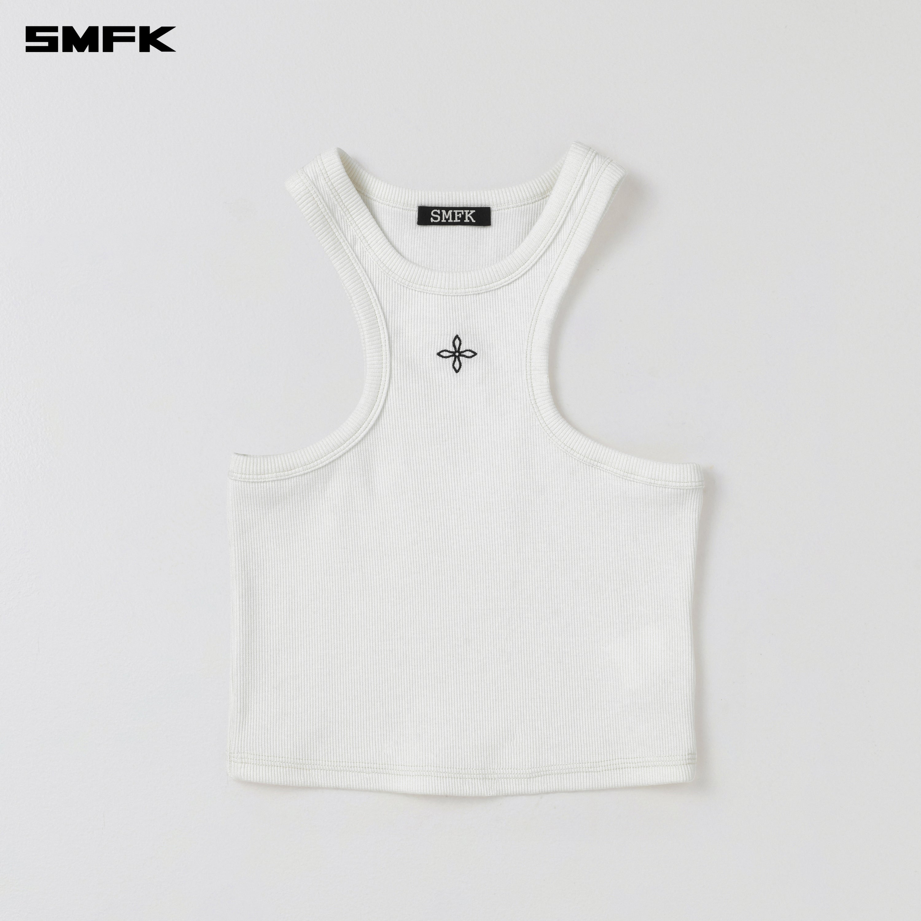 VINTAGE STORM FADE GYM TANK SNOW MOUNTAIN WHITE