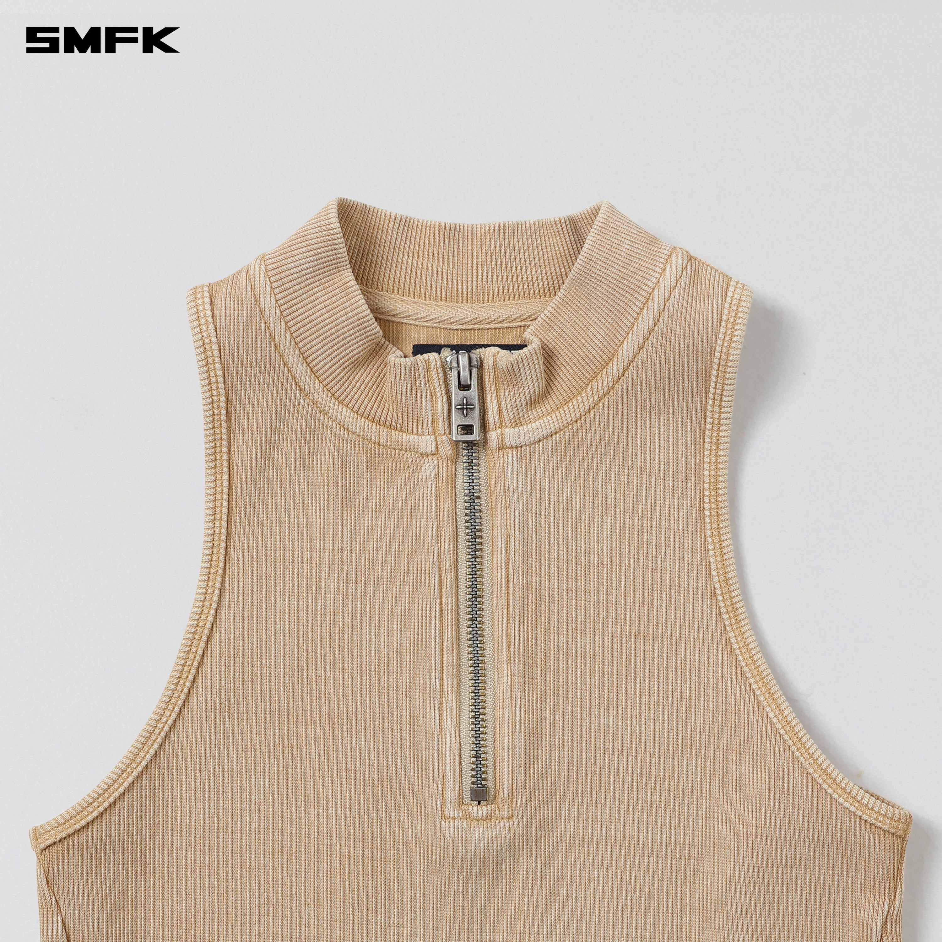 VINTAGE HIGH-NECK KILLER TANK/FADE DYE VANISH SAND