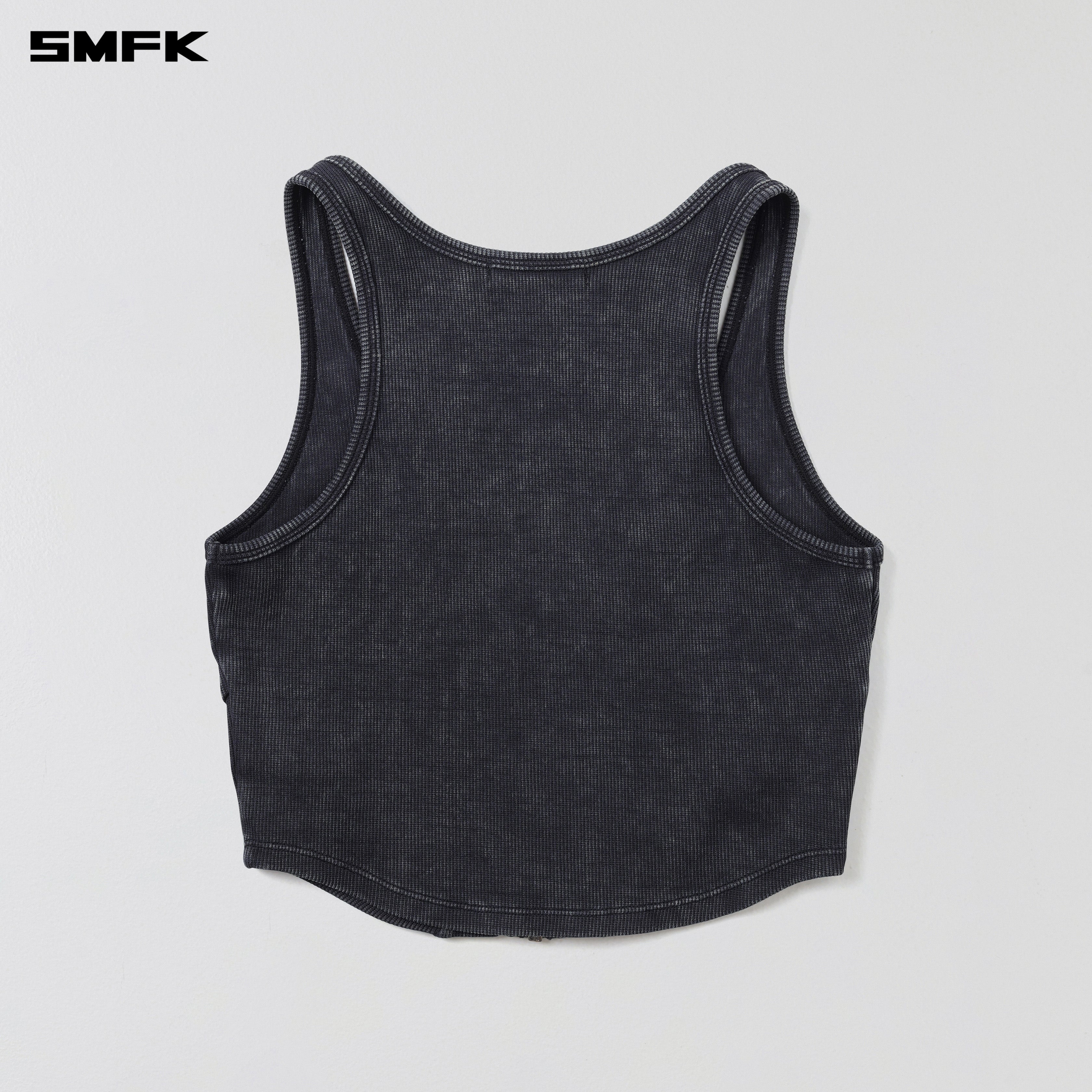VINTAGE ROVE ZIP TANK/FADE DYE VANISH BLACK – SMFK Official