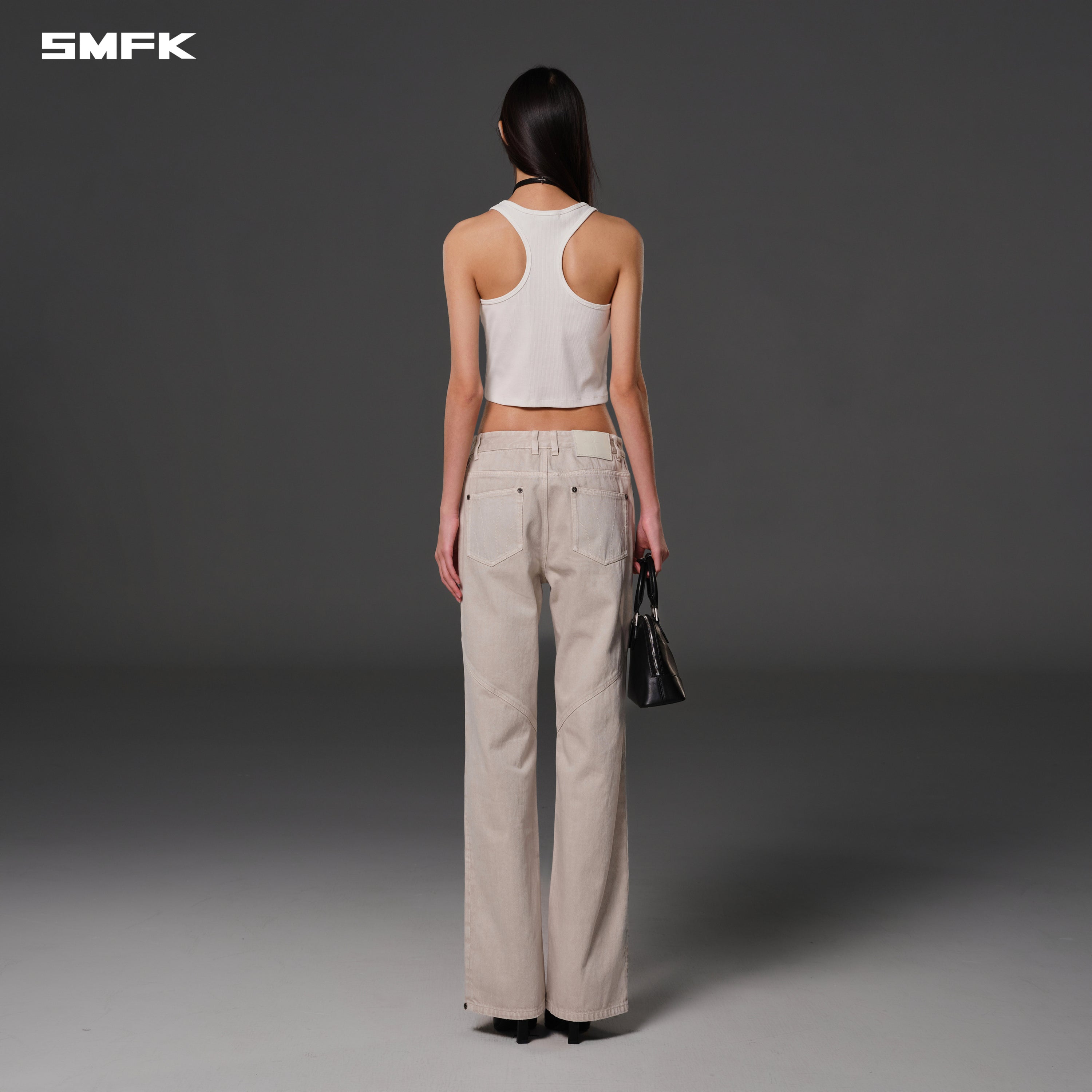 VINTAGE NOMADIC SLIM ZIP TANK/LONG-STAPLE COTTON CLOUD WHITE