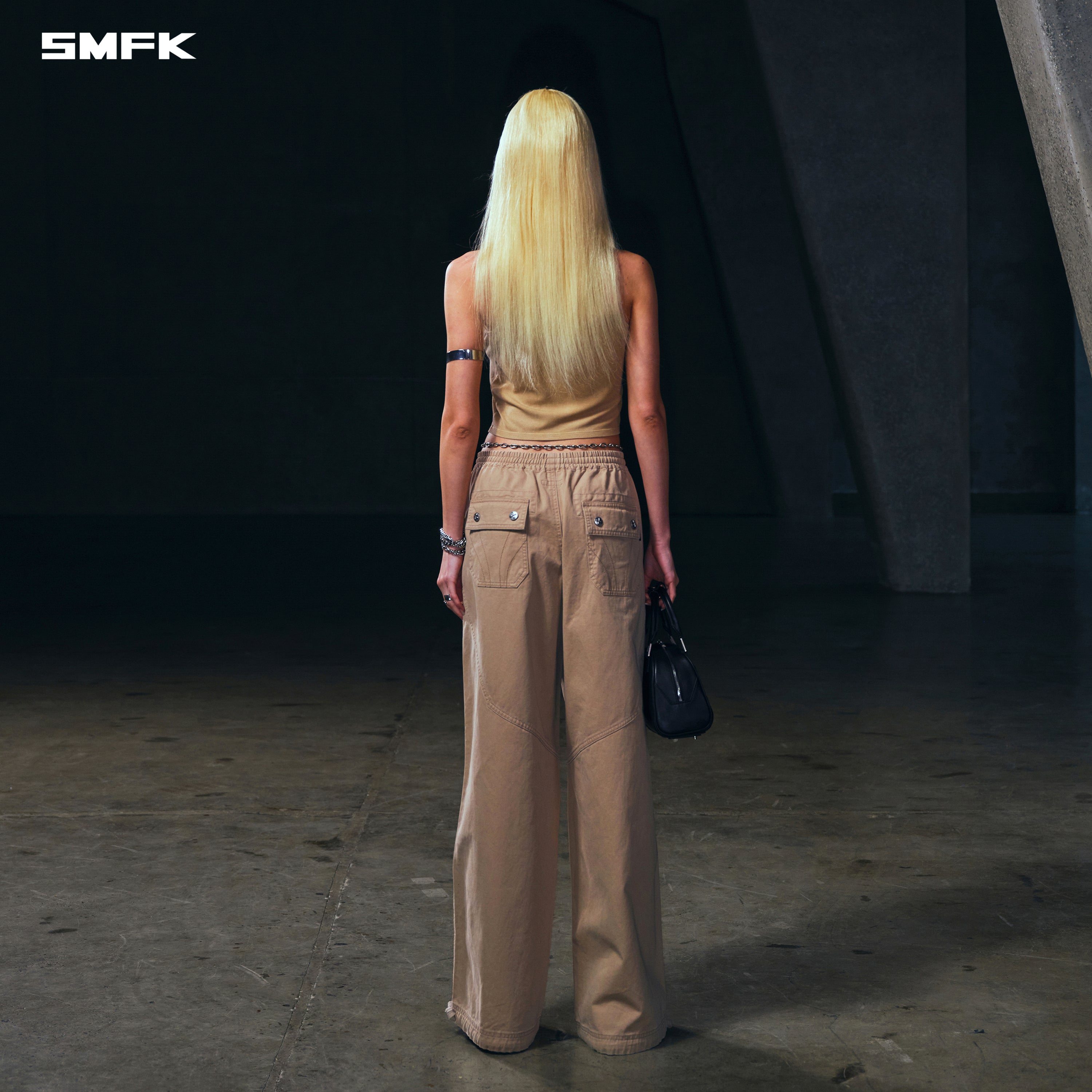 VINTAGE  STORM FADE FLAT CAMISOLE/FADE DYE VANISH SAND