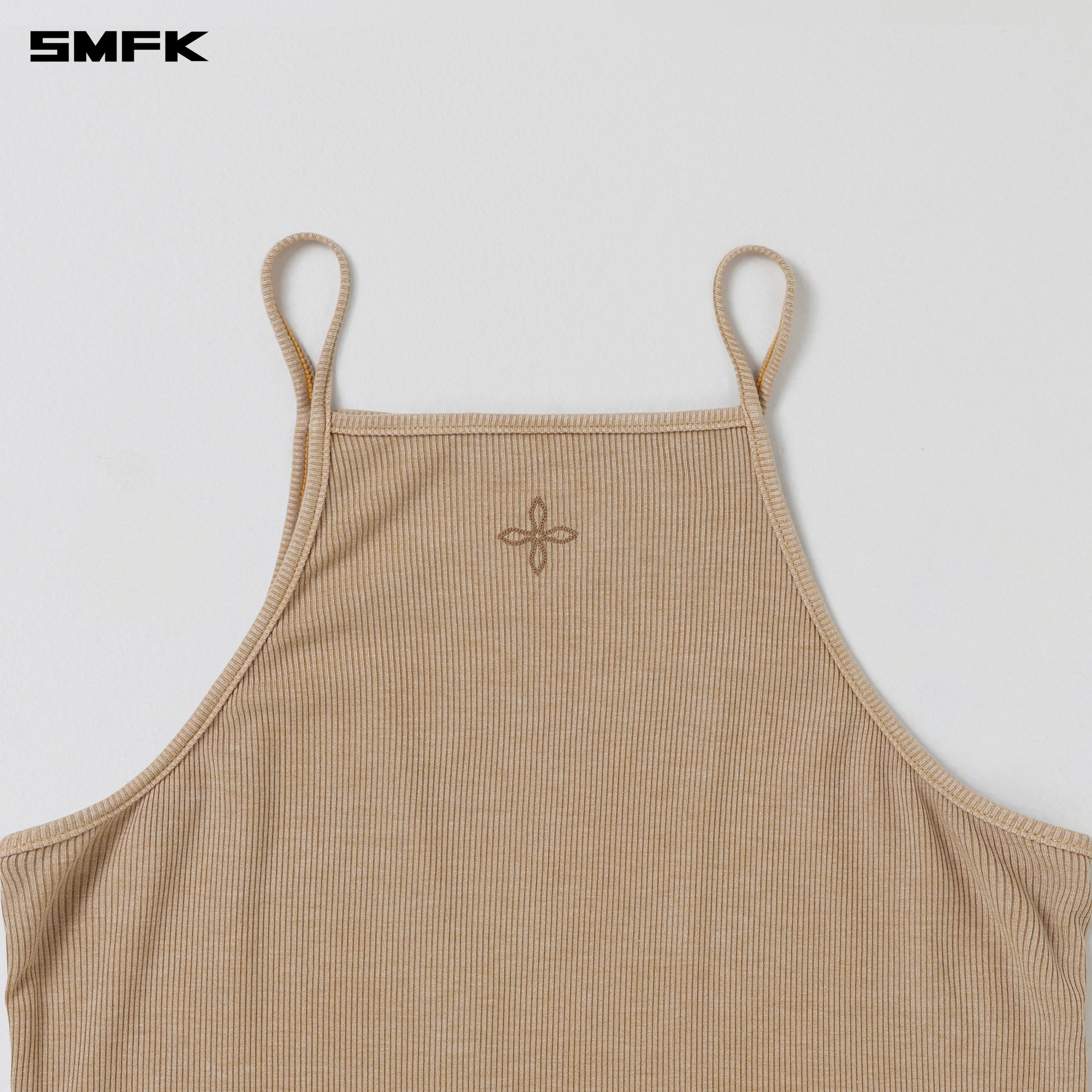 VINTAGE  STORM FADE FLAT CAMISOLE/FADE DYE VANISH SAND