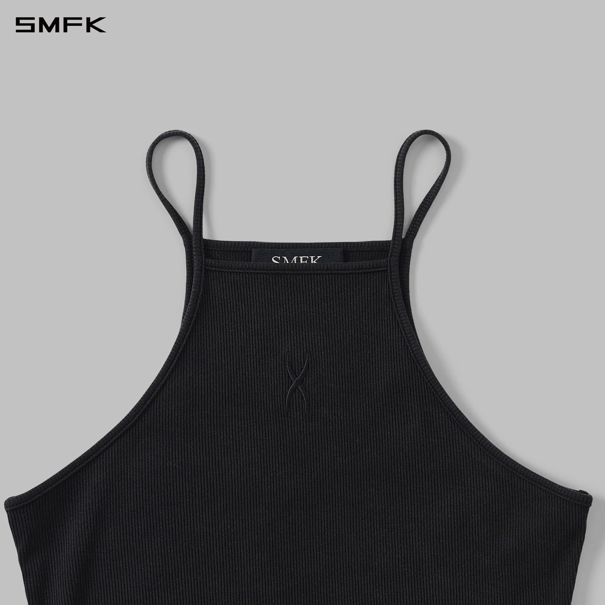 VINTAGE CHINESE LONG CAMISOLE/SILK&COTTON WILD BLACK