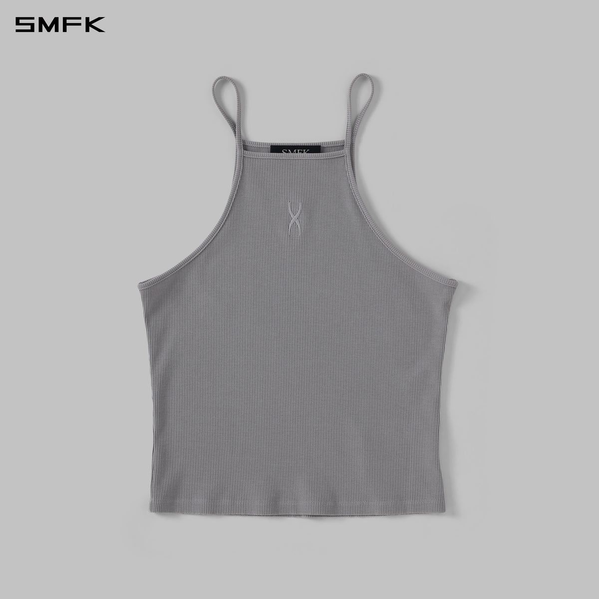 VINTAGE CHINESE LONG CAMISOLE/SILK&COTTON GLACIER GREY
