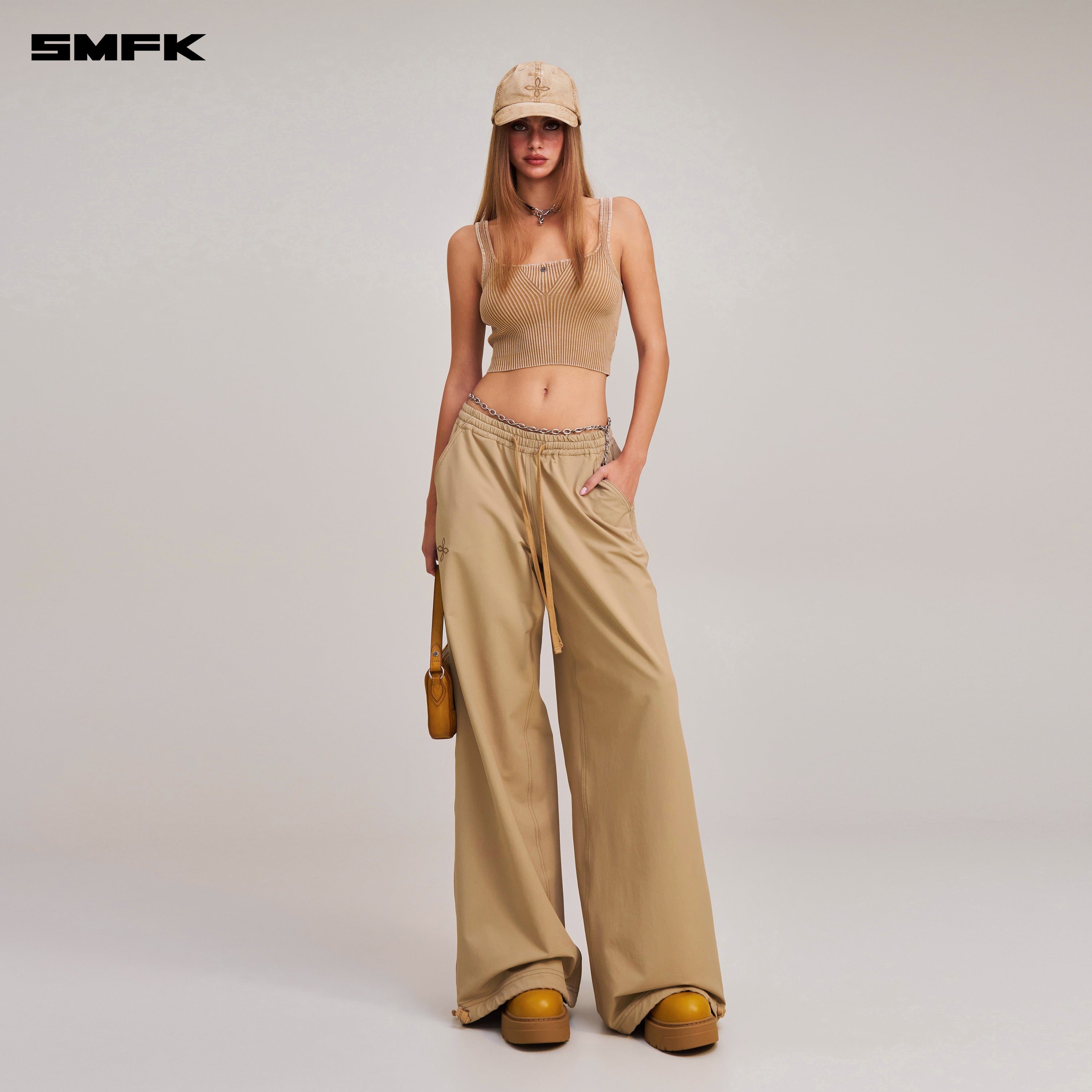 VINTAGE-SAVAGE KNIT TANK/STONE WASH VANISH SAND