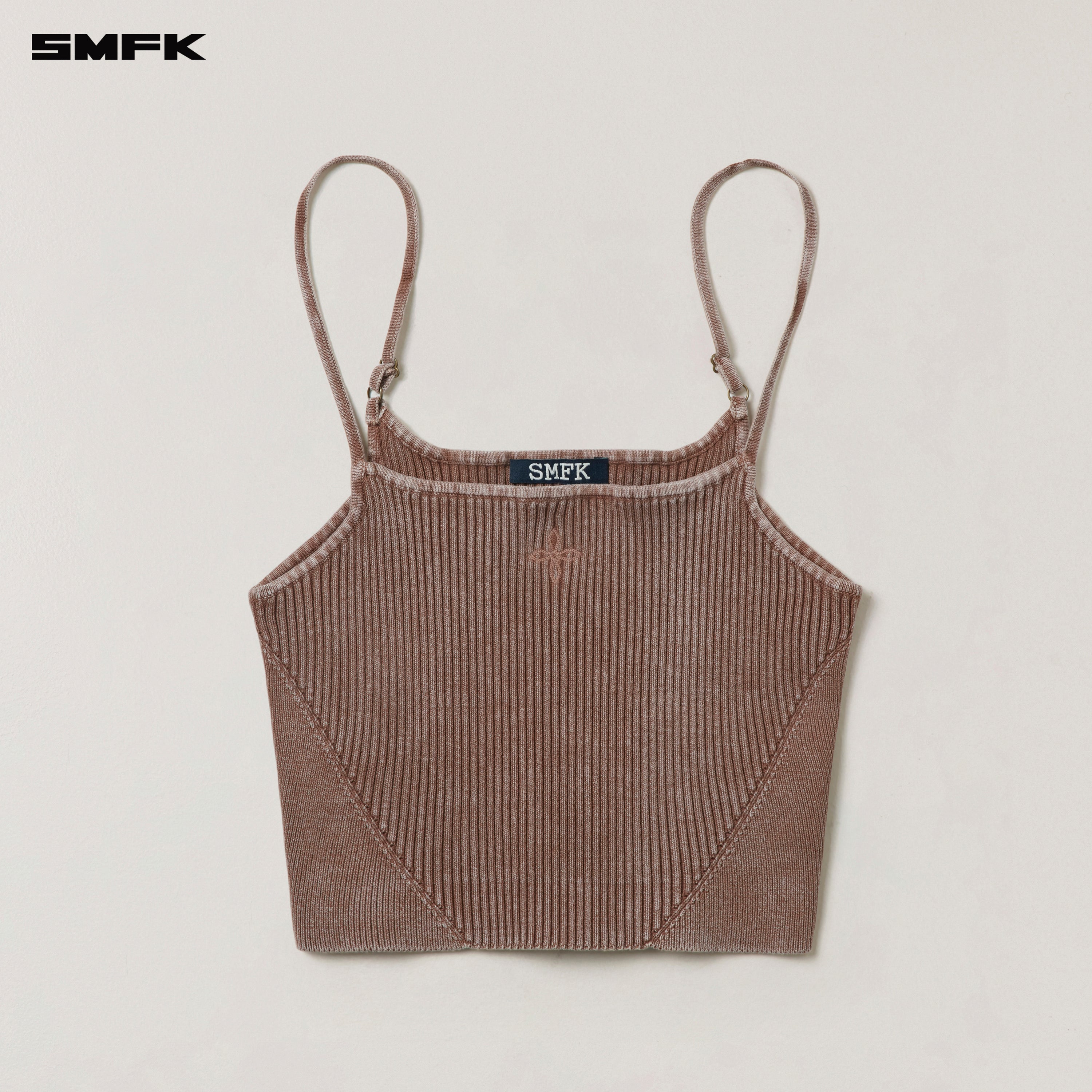 VINTAGE-SAVAGE KNIT CAMISOLE/STONE WASH VANISH BROWN