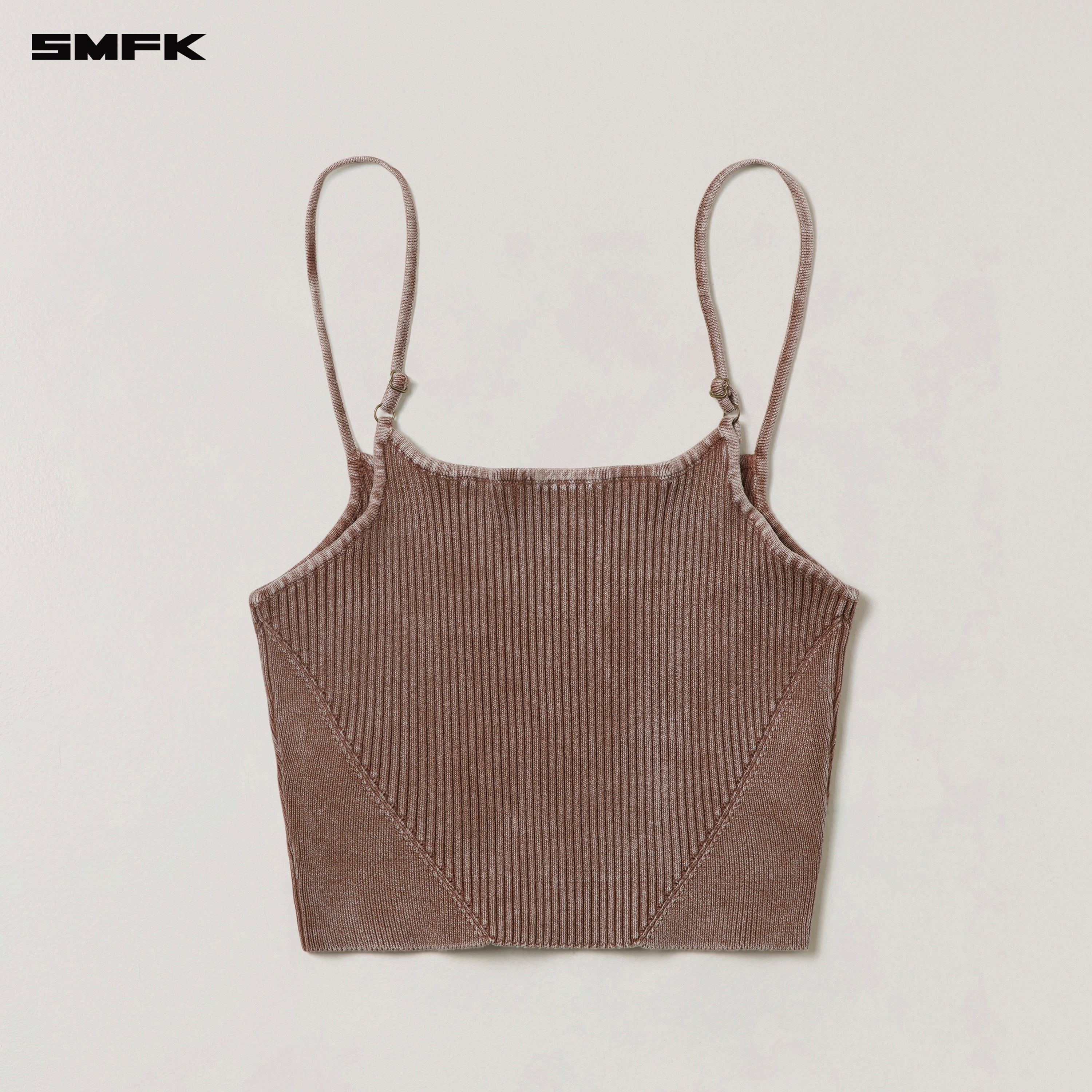 VINTAGE-SAVAGE KNIT CAMISOLE/STONE WASH VANISH BROWN
