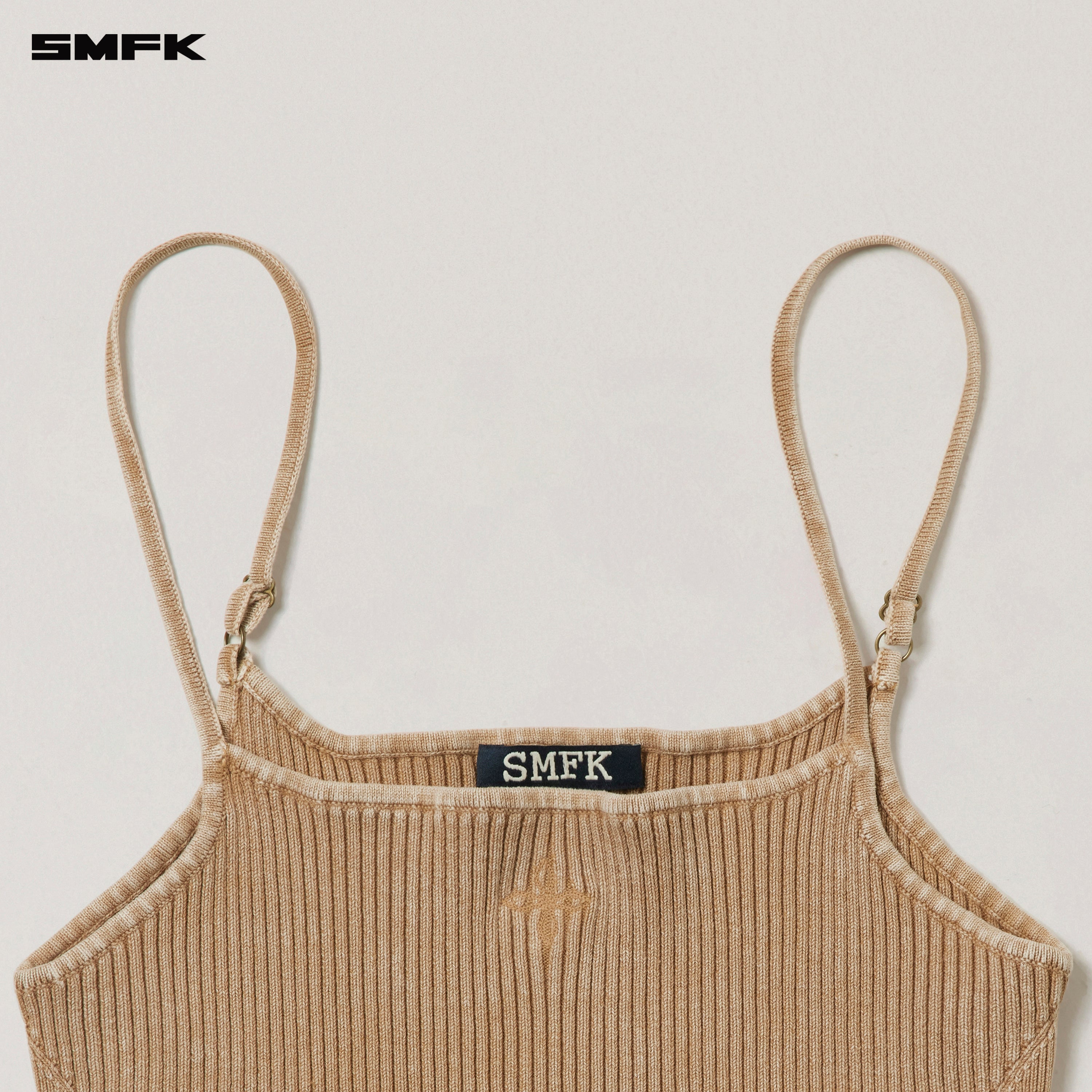 VINTAGE-SAVAGE KNIT CAMISOLE/STONE WASH VANISH SAND