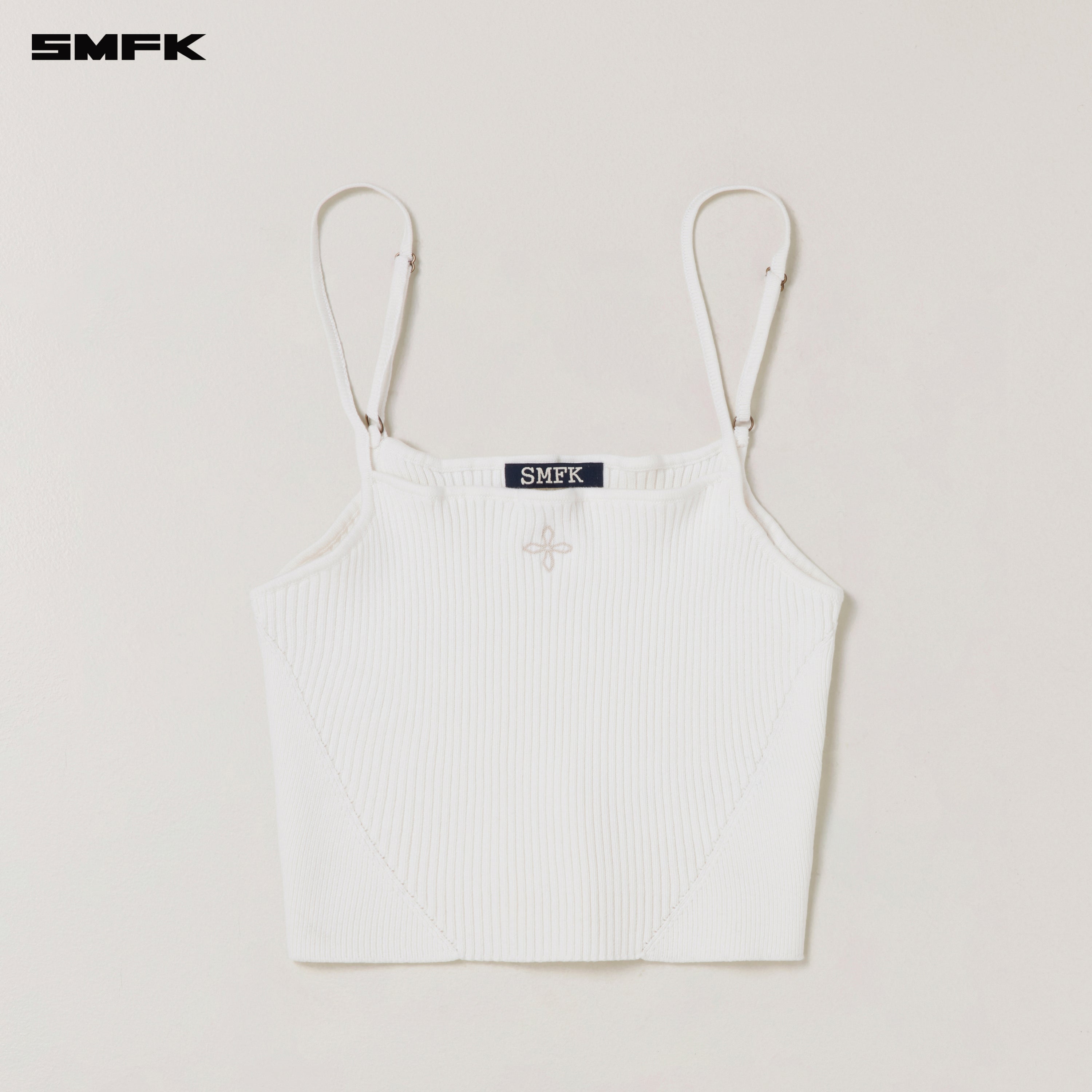 VINTAGE-SAVAGE KNIT CAMISOLE/STONE WASH VANISH WHITE