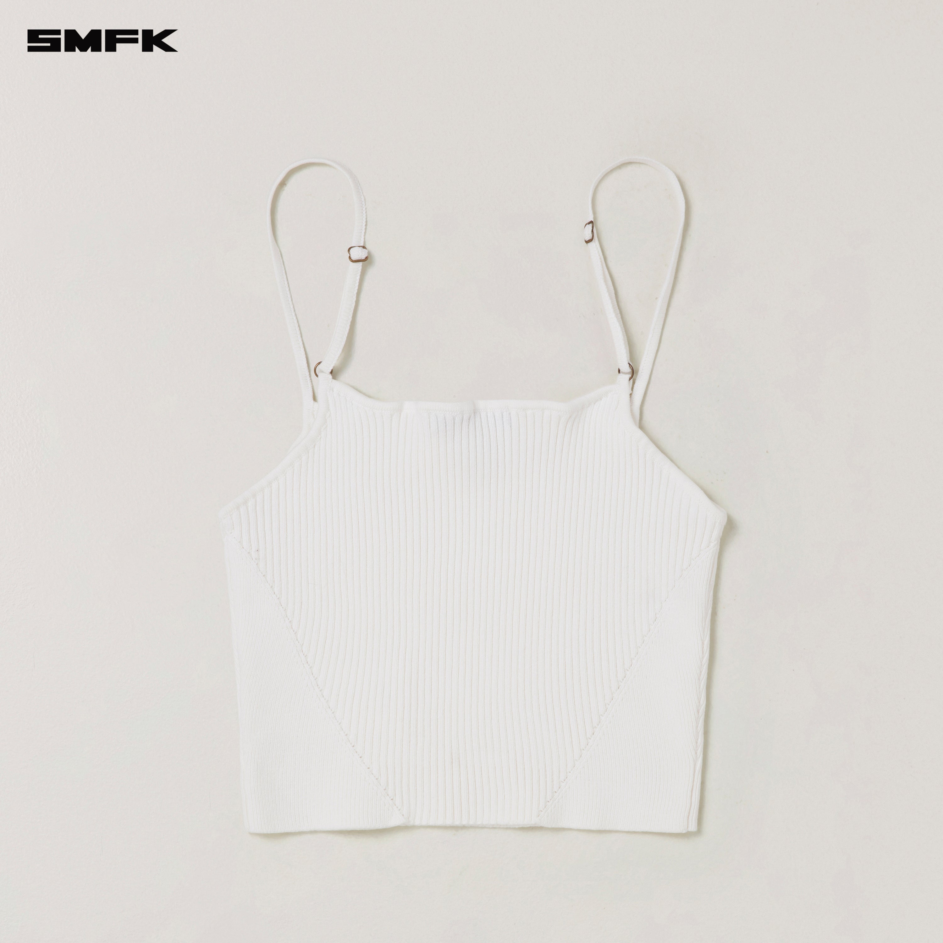 VINTAGE-SAVAGE KNIT CAMISOLE/STONE WASH VANISH WHITE