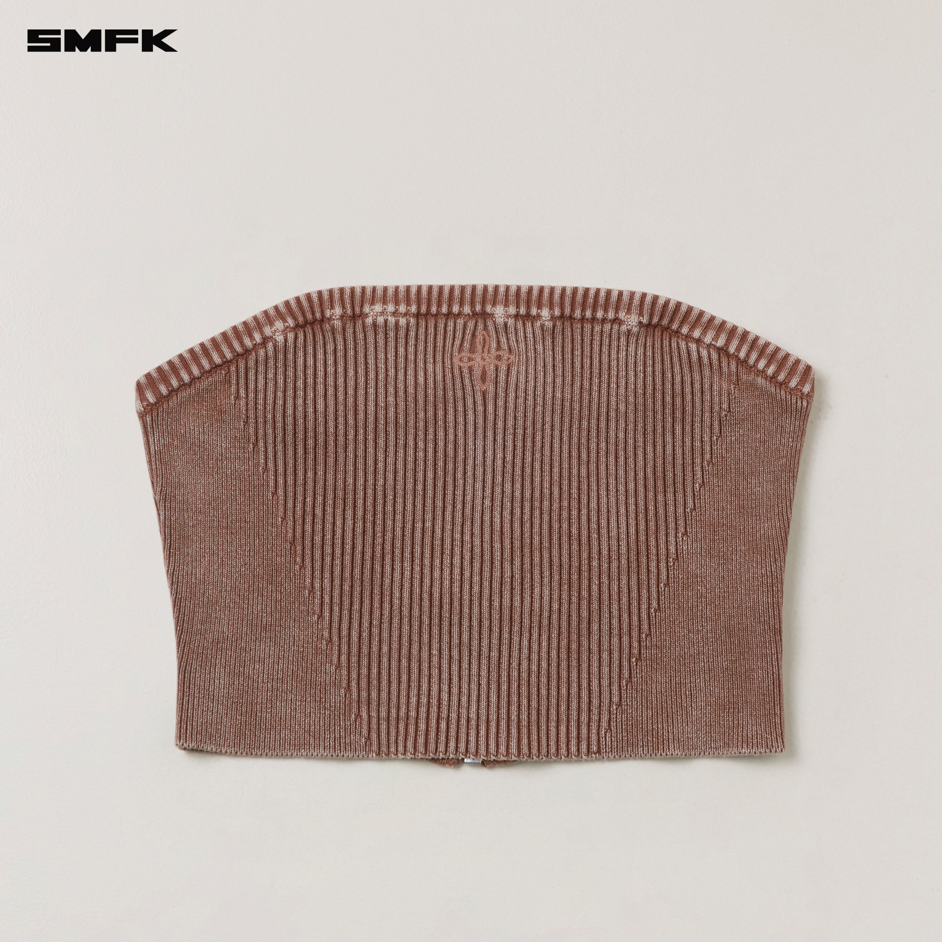 VINTAGE-SAVAGE KNIT BUSTIER/STONE WASH VANISH BROWN