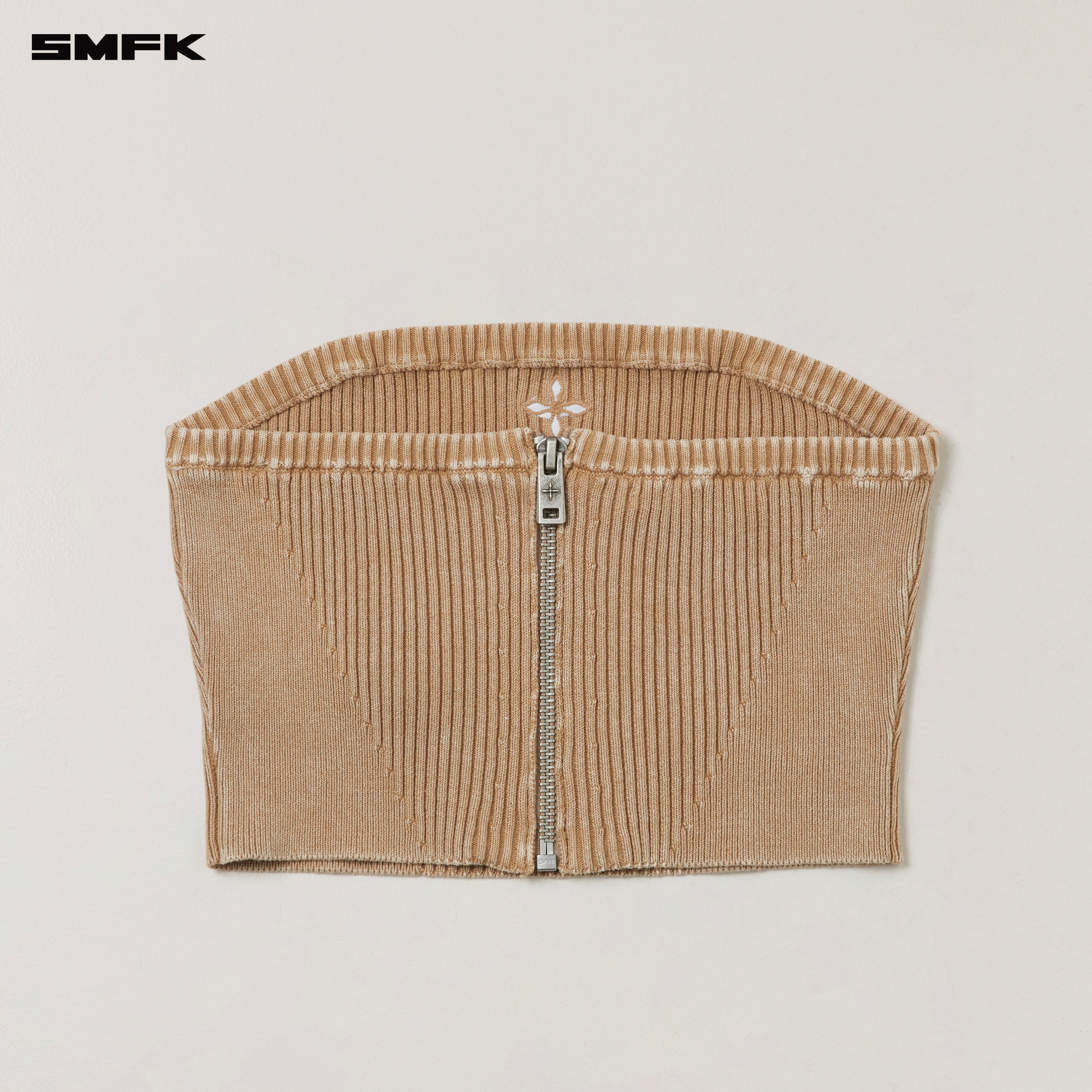 VINTAGE-SAVAGE KNIT BUSTIER/STONE WASH VANISH SAND