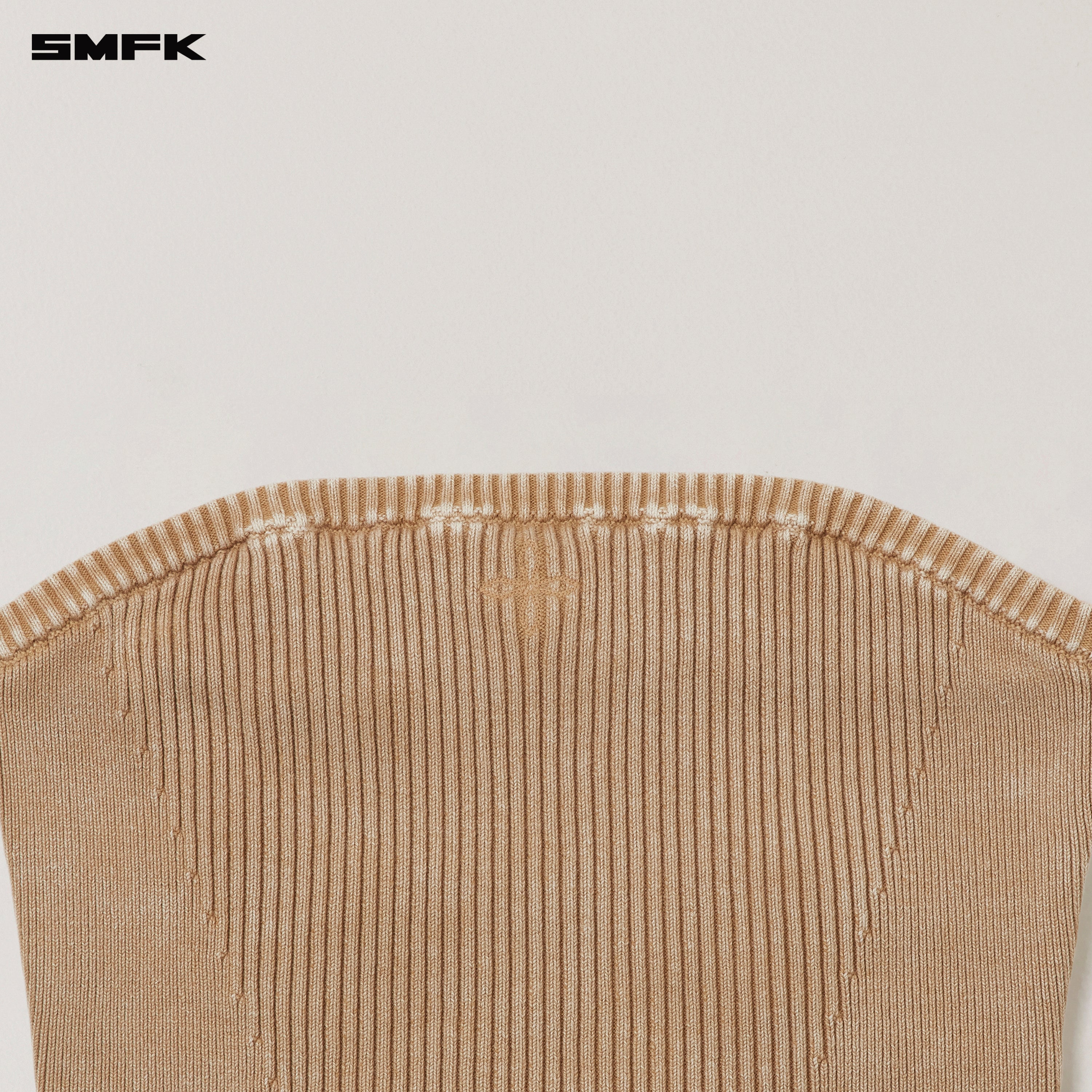 VINTAGE-SAVAGE KNIT BUSTIER/STONE WASH VANISH SAND