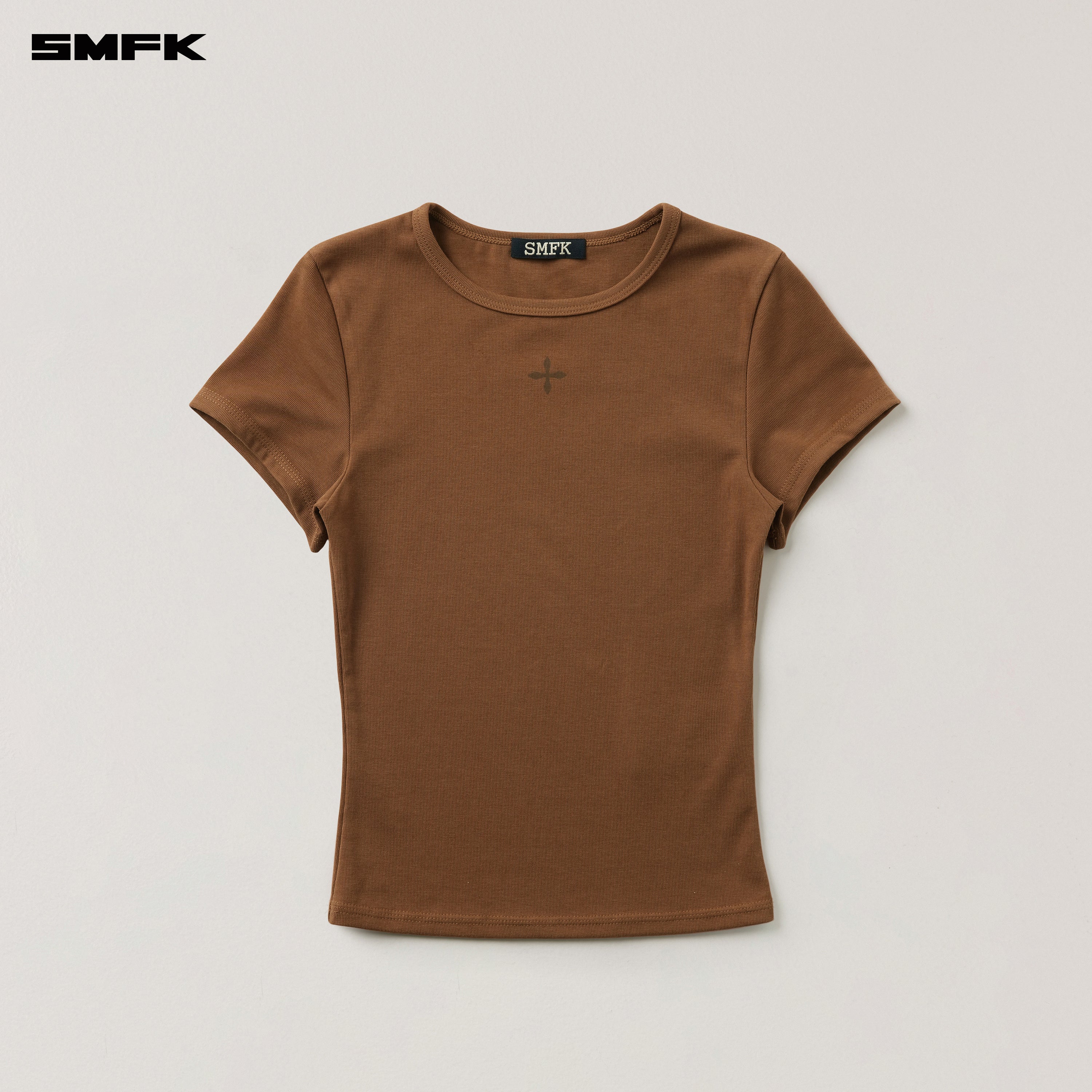 VINTAGE STORM FADE BODY TEE WILD BROWN