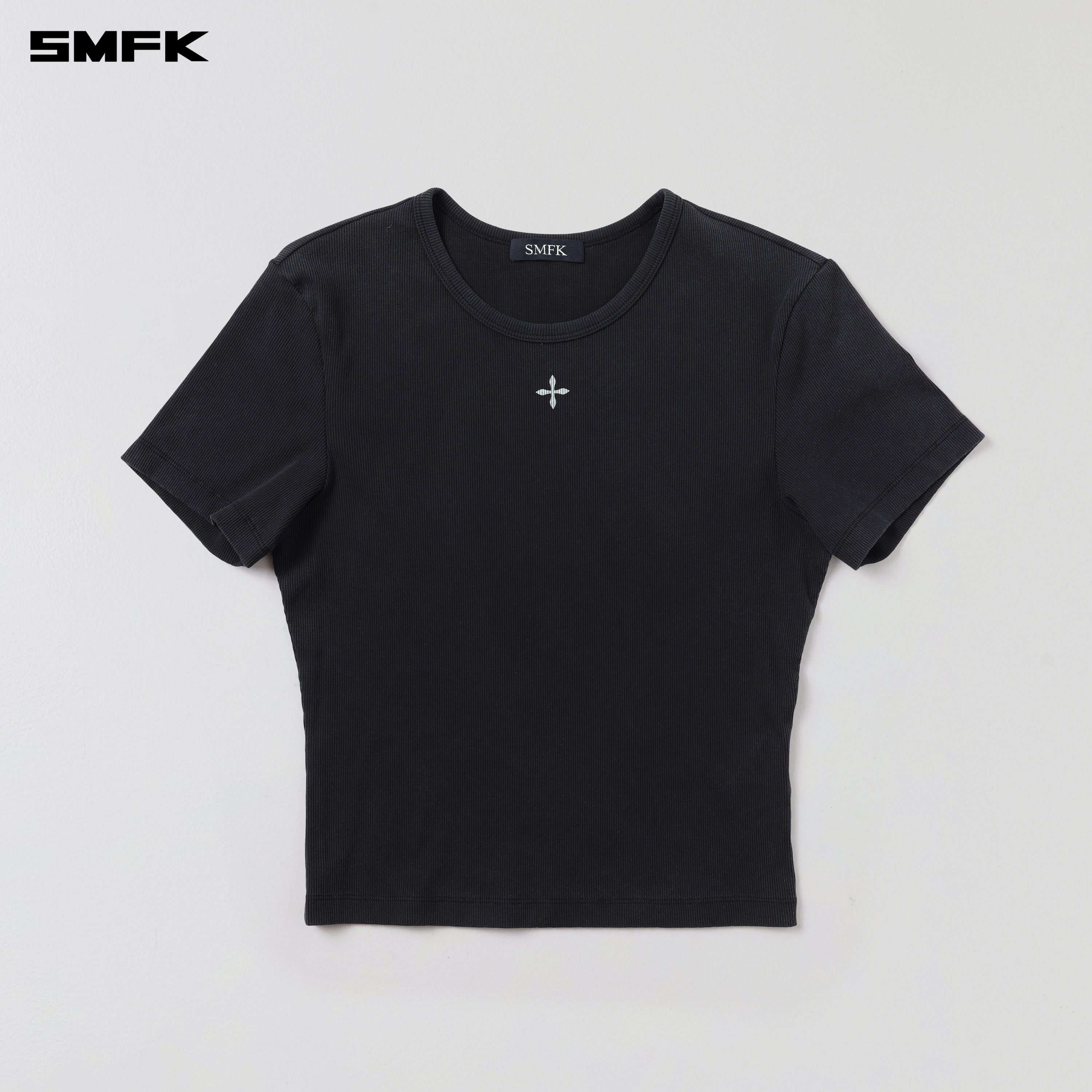 VINTAGE VANISH SILK TEE/GARMENT DYE VANISH BLACK