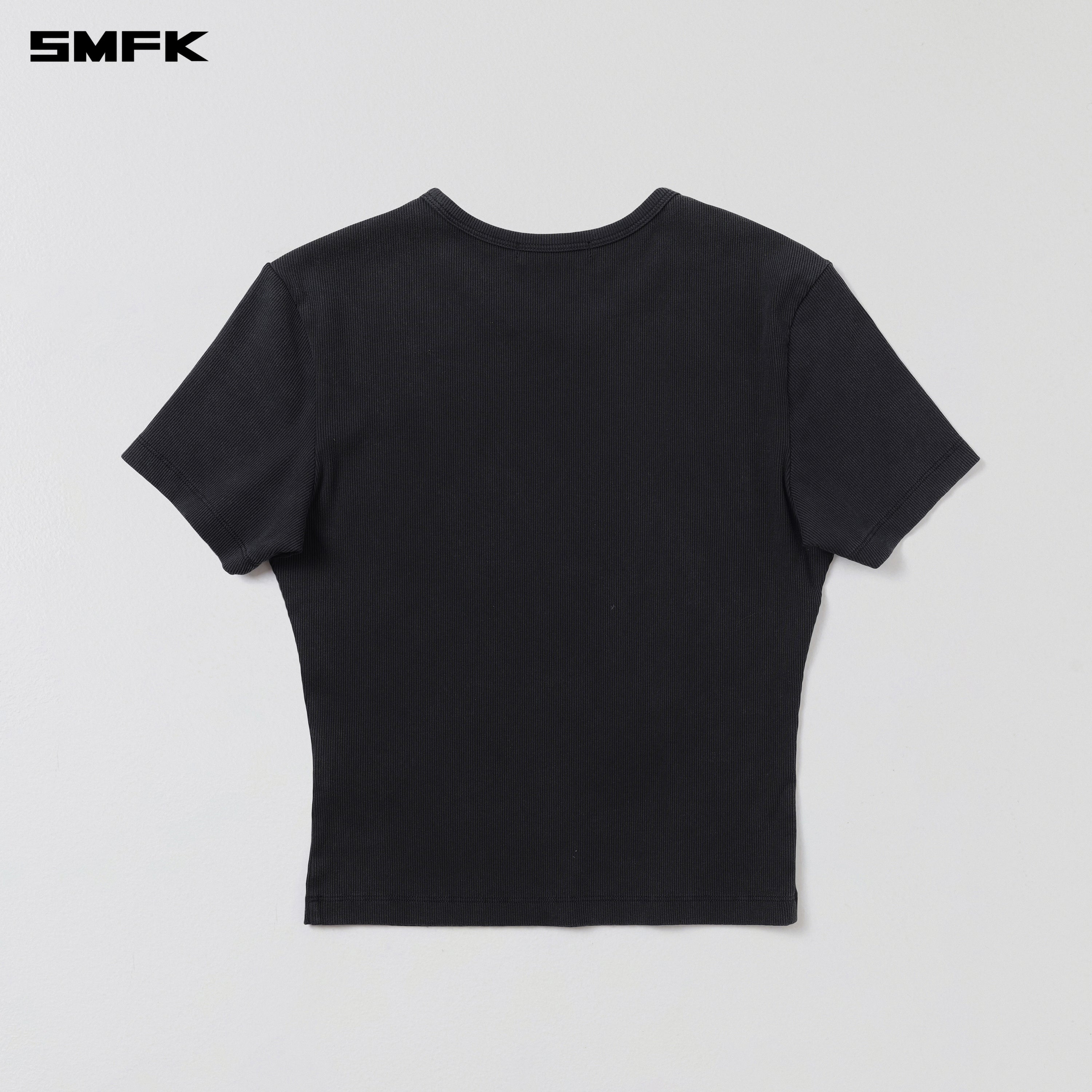 VINTAGE VANISH SILK TEE/GARMENT DYE VANISH BLACK