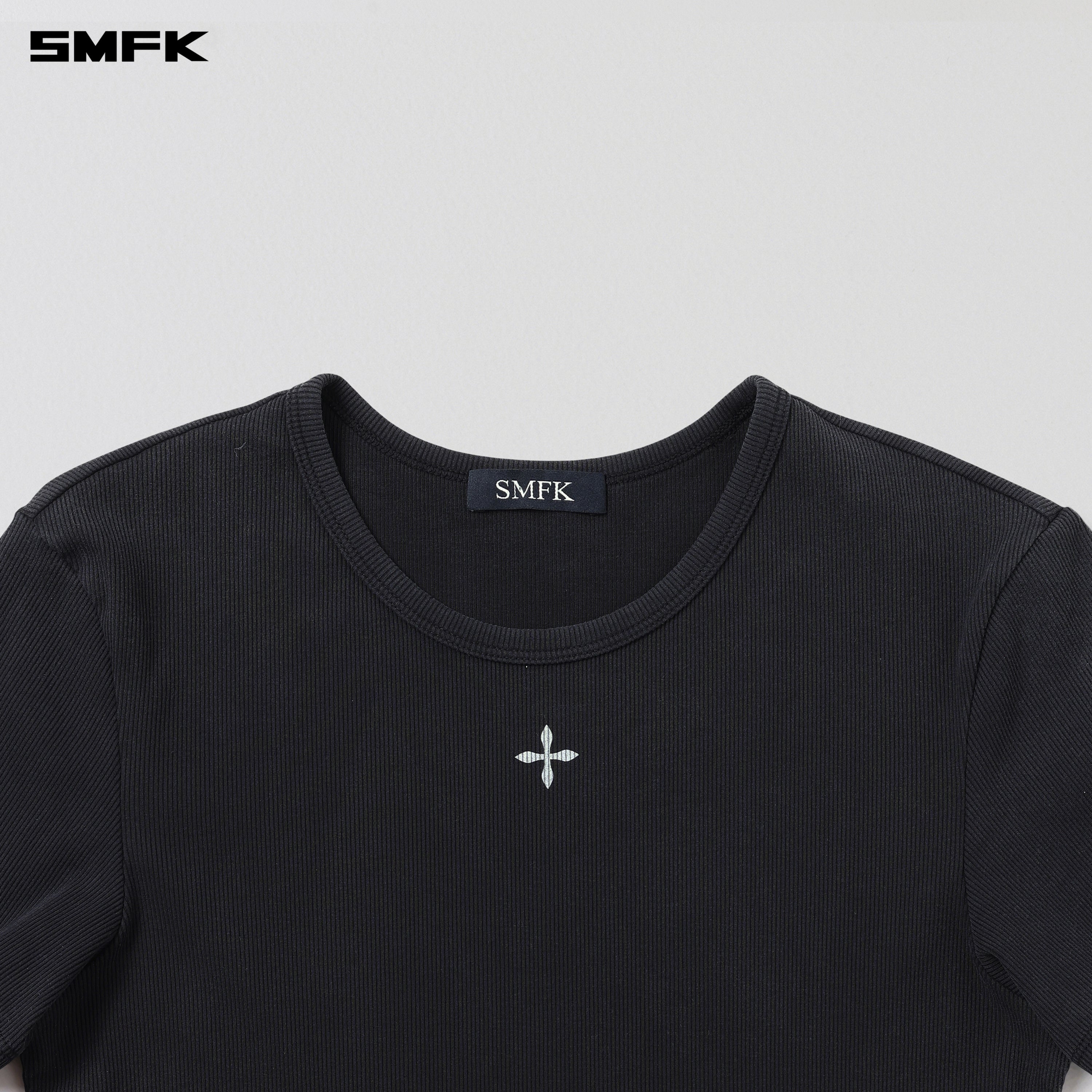 VINTAGE VANISH SILK TEE/GARMENT DYE VANISH BLACK