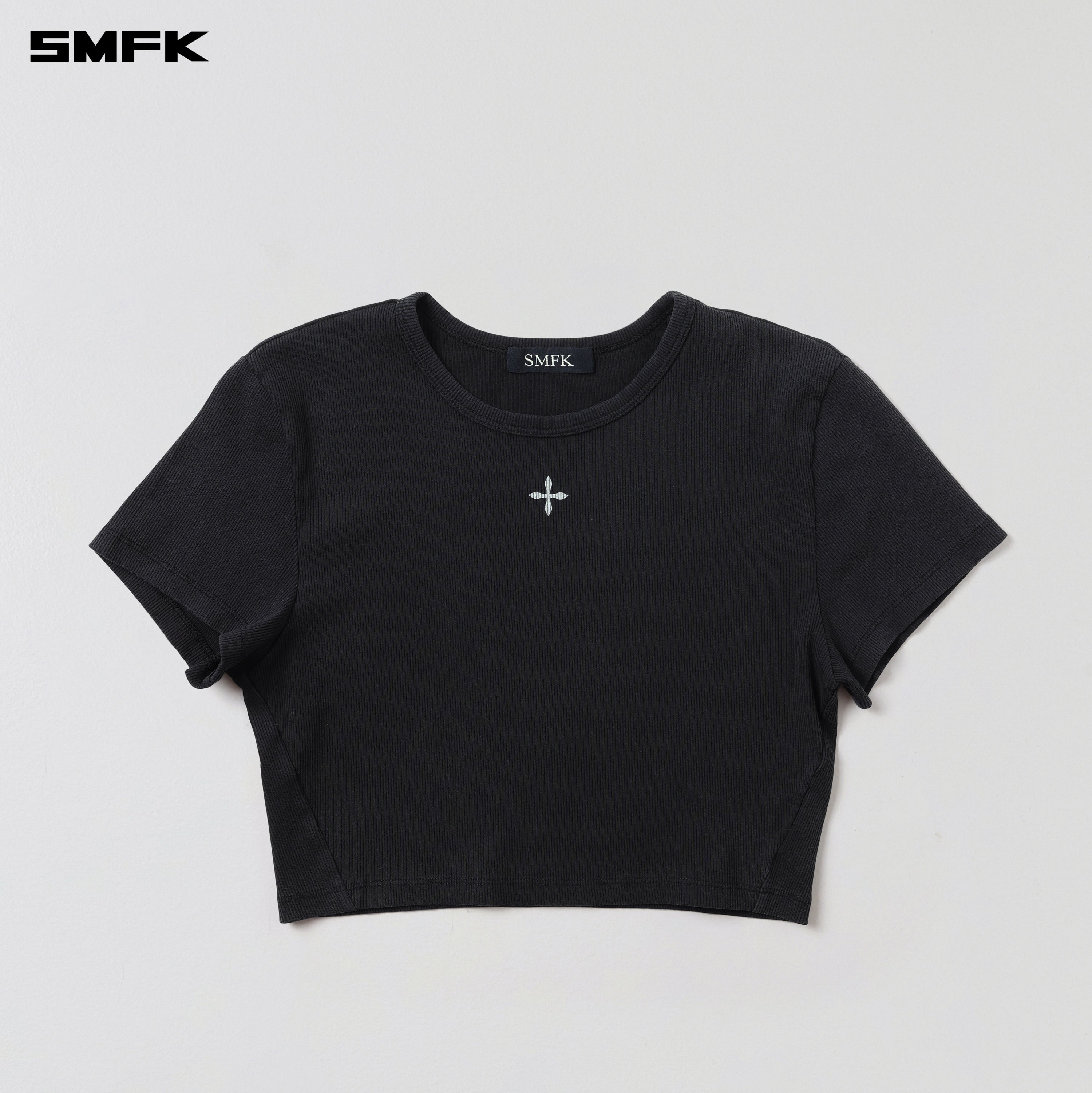 VINTAGE VANISH SILK SHORT TEE/GARMENT DYE VANISH BLACK