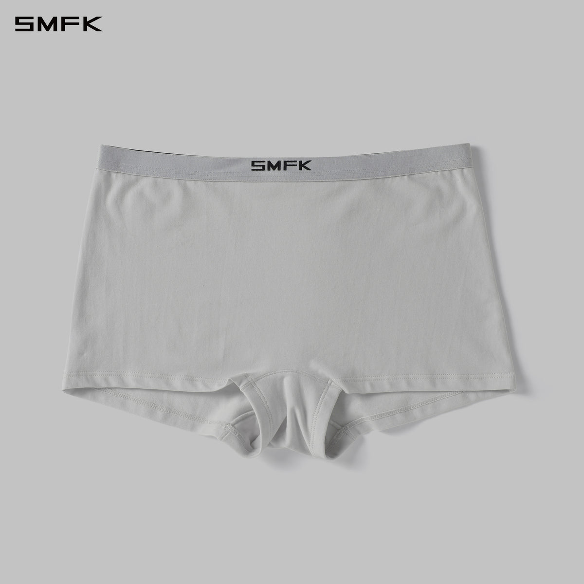 POISE FLAT SPORTS UNDERPANTS-2P/COMBED COTTON+SPANDEX MOONLIGHT WHITE