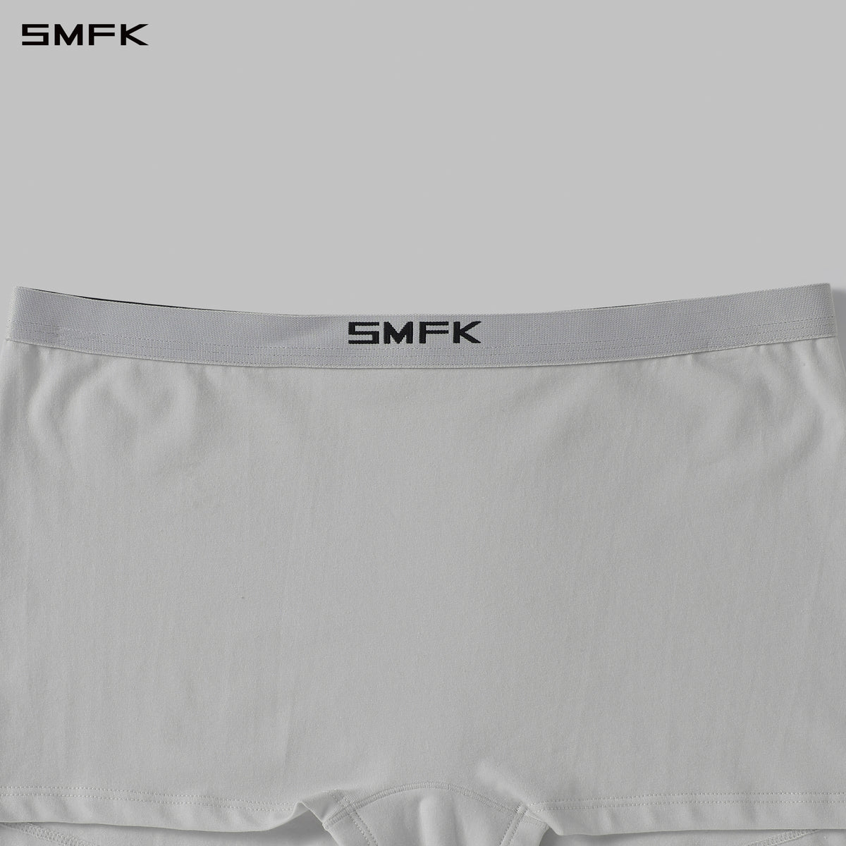 POISE FLAT SPORTS UNDERPANTS-2P/COMBED COTTON+SPANDEX MOONLIGHT WHITE