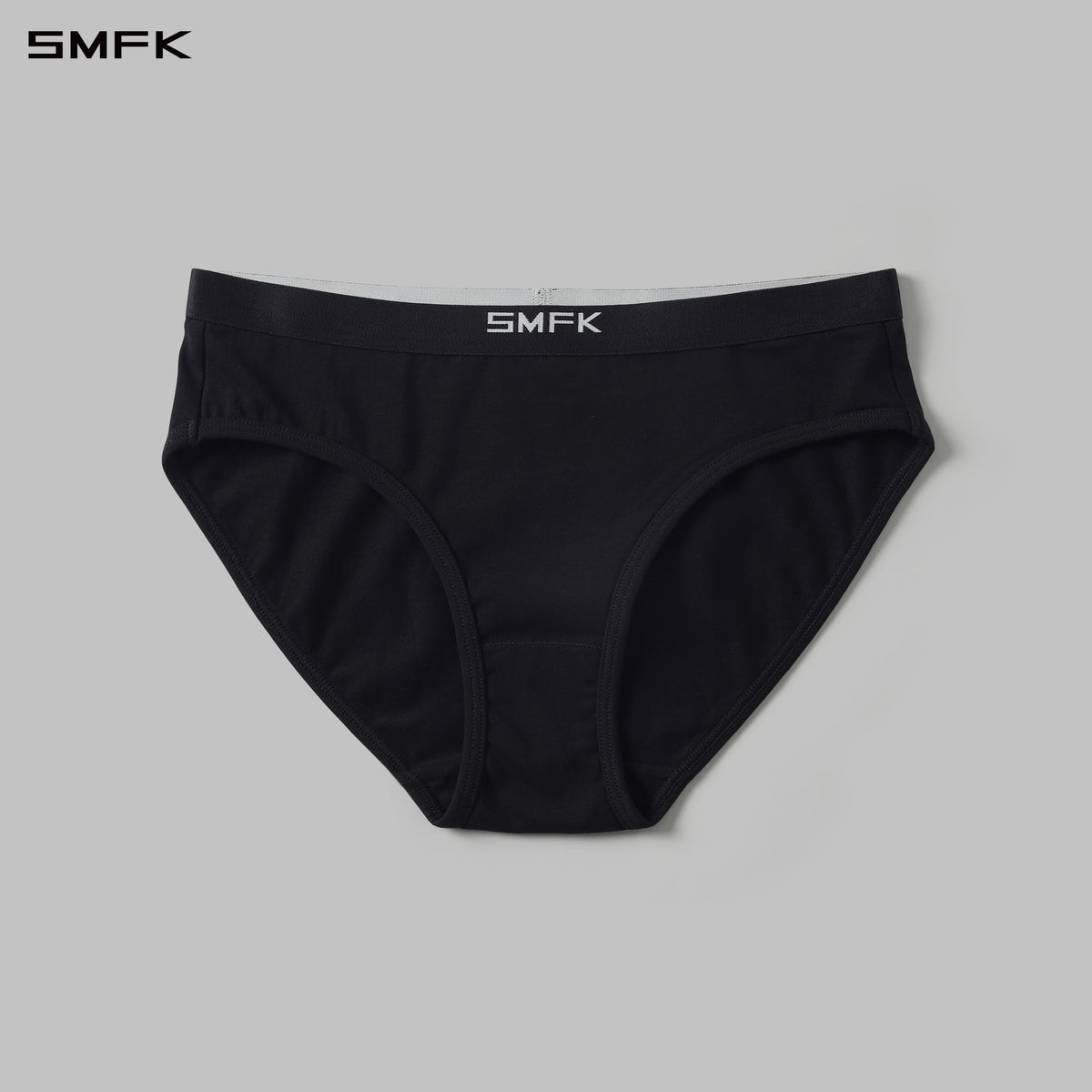 POISE TRIANGLE SPORTS UNDERPANTS-2P/COMBED COTTON+SPANDEX WILD BLACK
