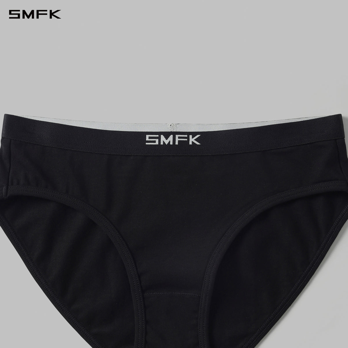 POISE TRIANGLE SPORTS UNDERPANTS-2P/COMBED COTTON+SPANDEX WILD BLACK