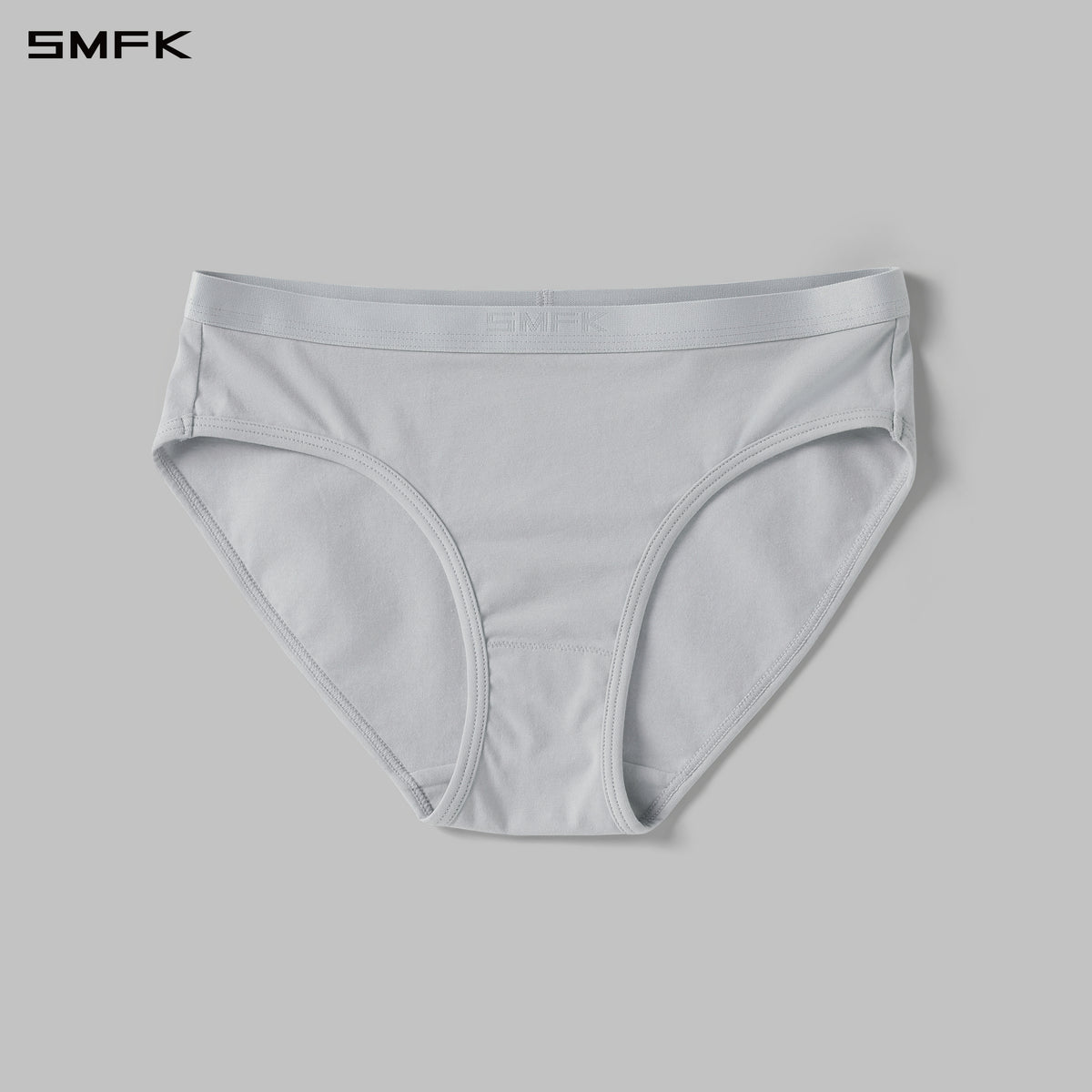 POISE TRIANGLE SPORTS UNDERPANTS-2P/COMBED COTTON+SPANDEX GLACIER GREY