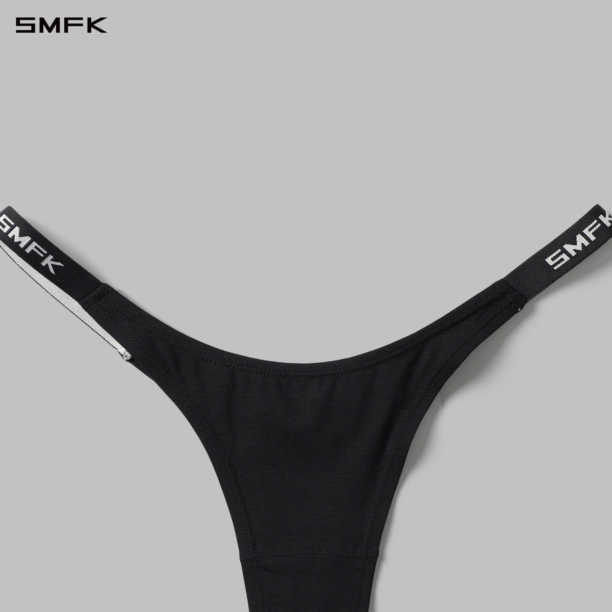 POISE THONG SPORTS UNDERPANTS-2P/LENZING TENCEL+LENZING MODAL WILD BLACK