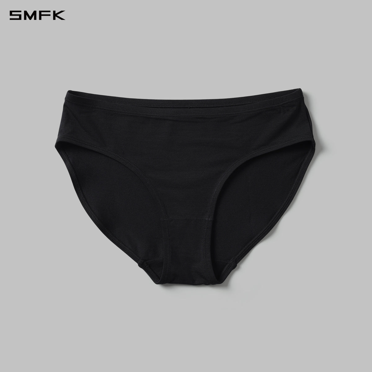 POISE TRIANGLE-CUT UNDERWEAR-2P/LENZING TENCEL+LENZING MODAL WILD BLACK