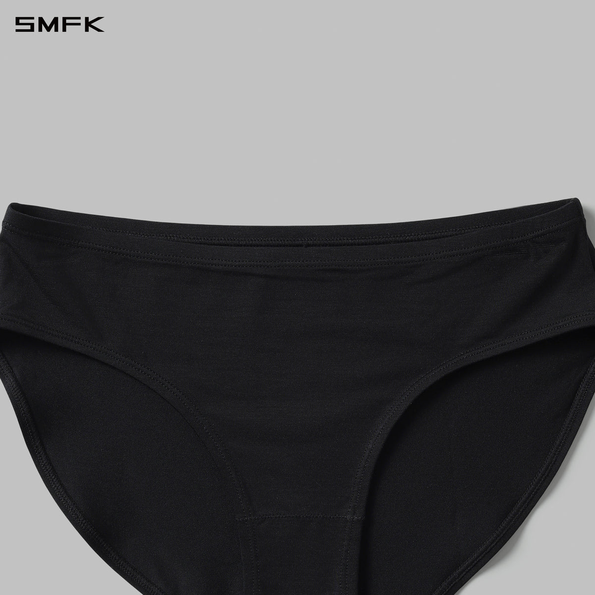 POISE TRIANGLE-CUT UNDERWEAR-2P/LENZING TENCEL+LENZING MODAL WILD BLACK