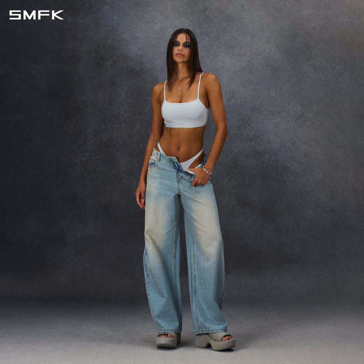 POISE STRAPLESS SPORTS BRALETTE WITH PADDING /LENZING TENCEL+LENZING MODAL GLACIER GREY