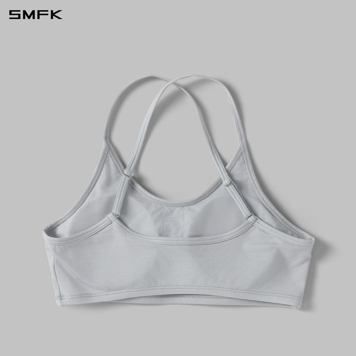 POISE ROUND NECK CROPPED BRALETTE WITH PADDING/LENZING TENCEL+LENZING MODAL GLACIER GREY