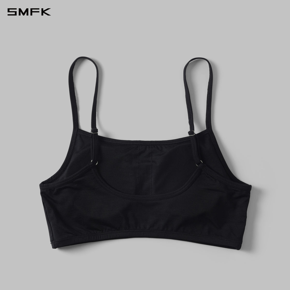 POISE STRAIGHT NECK CROPPED BRALETTE WITH PADDING/LENZING TENCEL+LENZING MODAL WILD BLACK