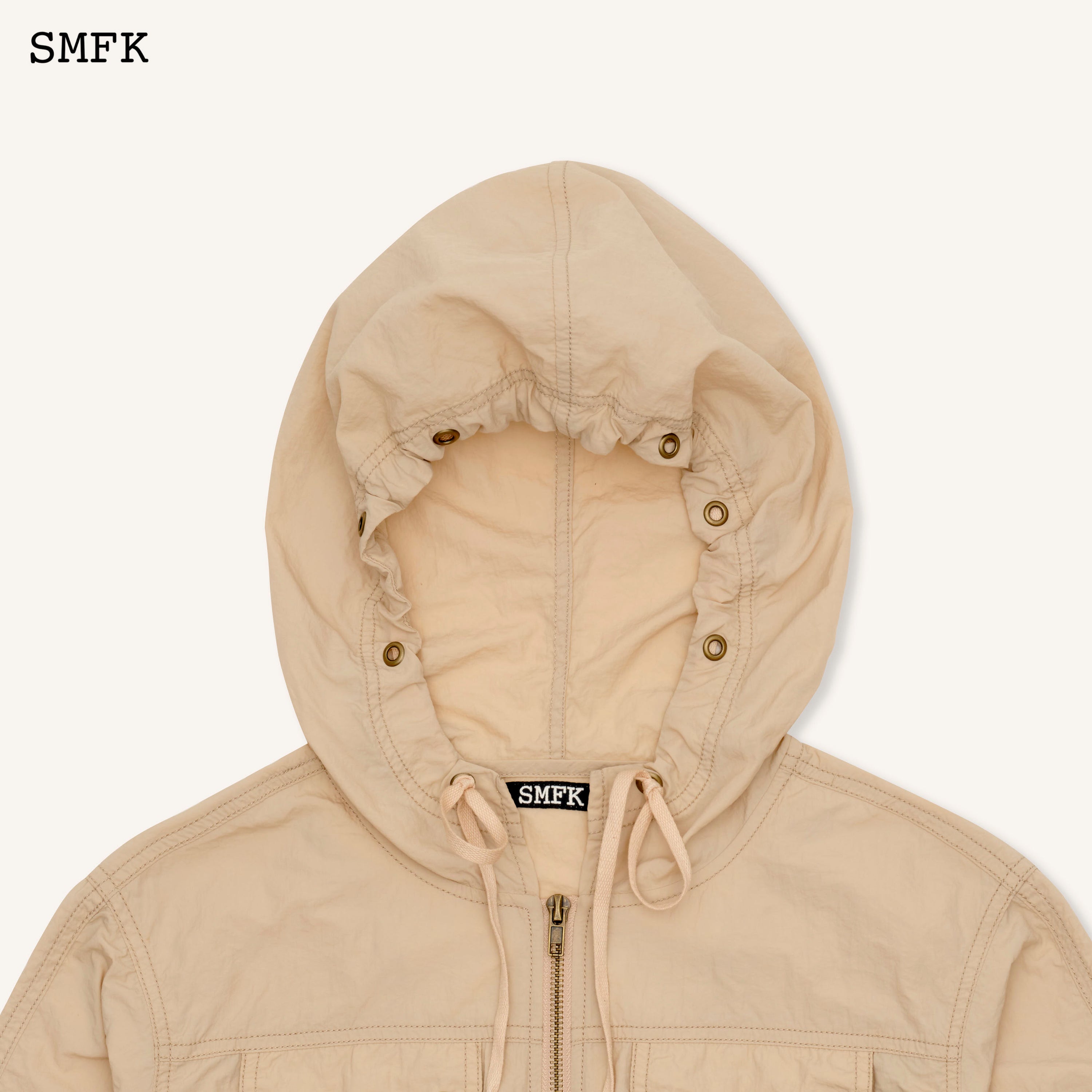 Wilderness Sun-Protection Hoodie In Wheat