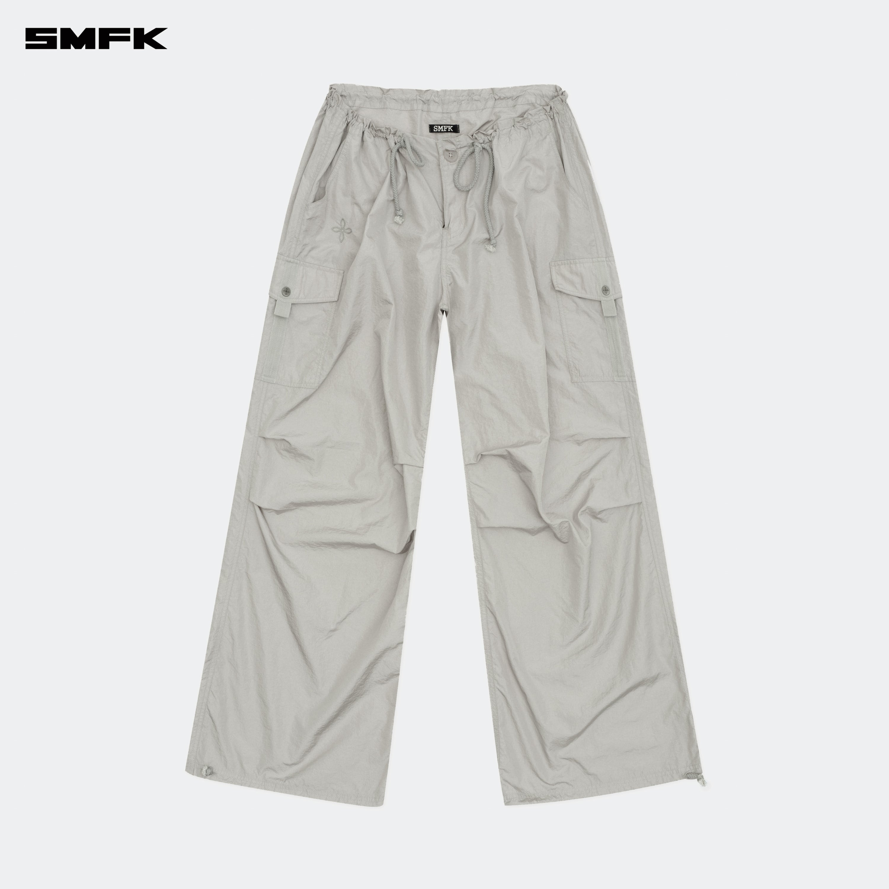 FUTURE Storm Hunting Loose Paratrooper Pants Silver