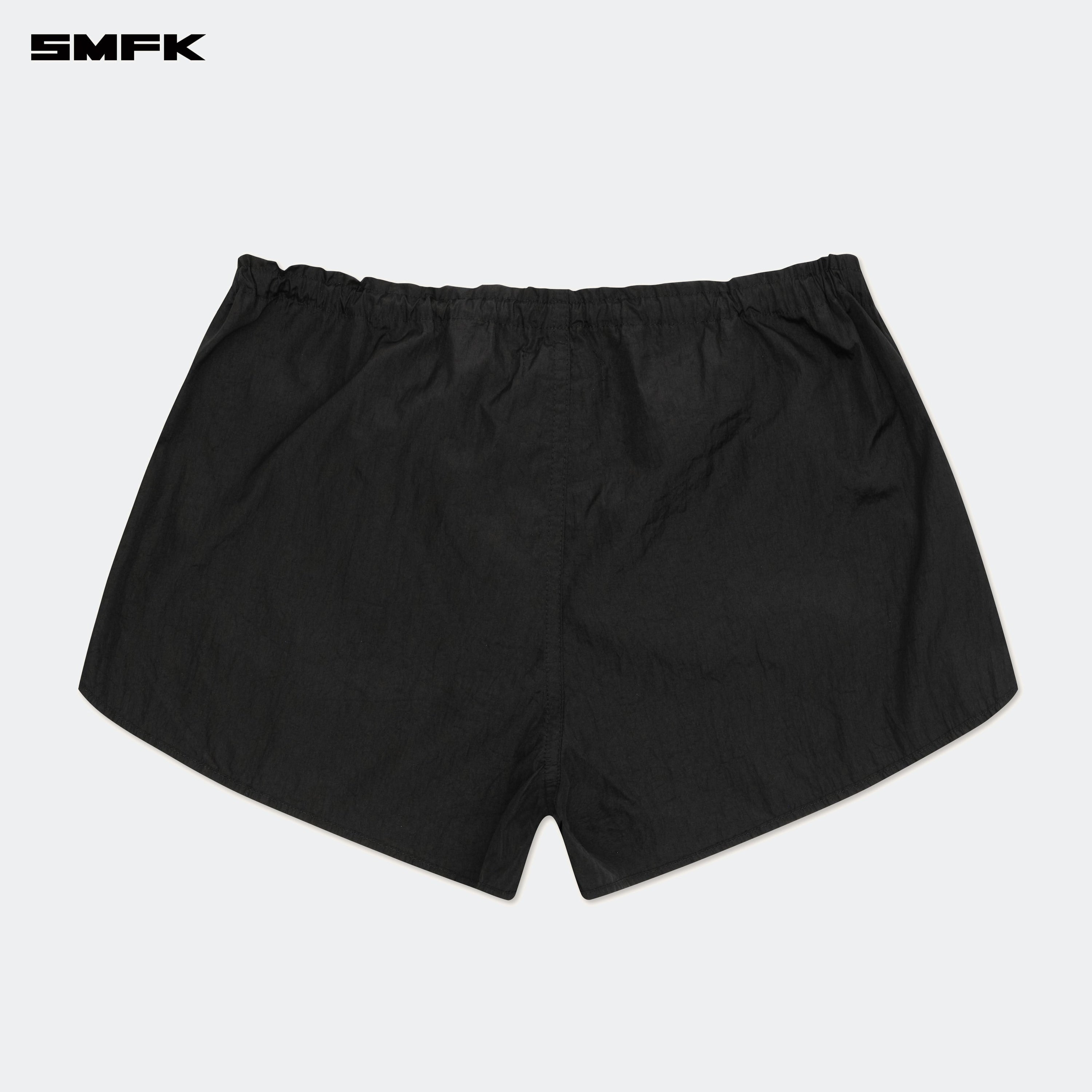 Ancient Myth Alloy Skin Low - Waist Jogging Shorts Black - SMFK Official