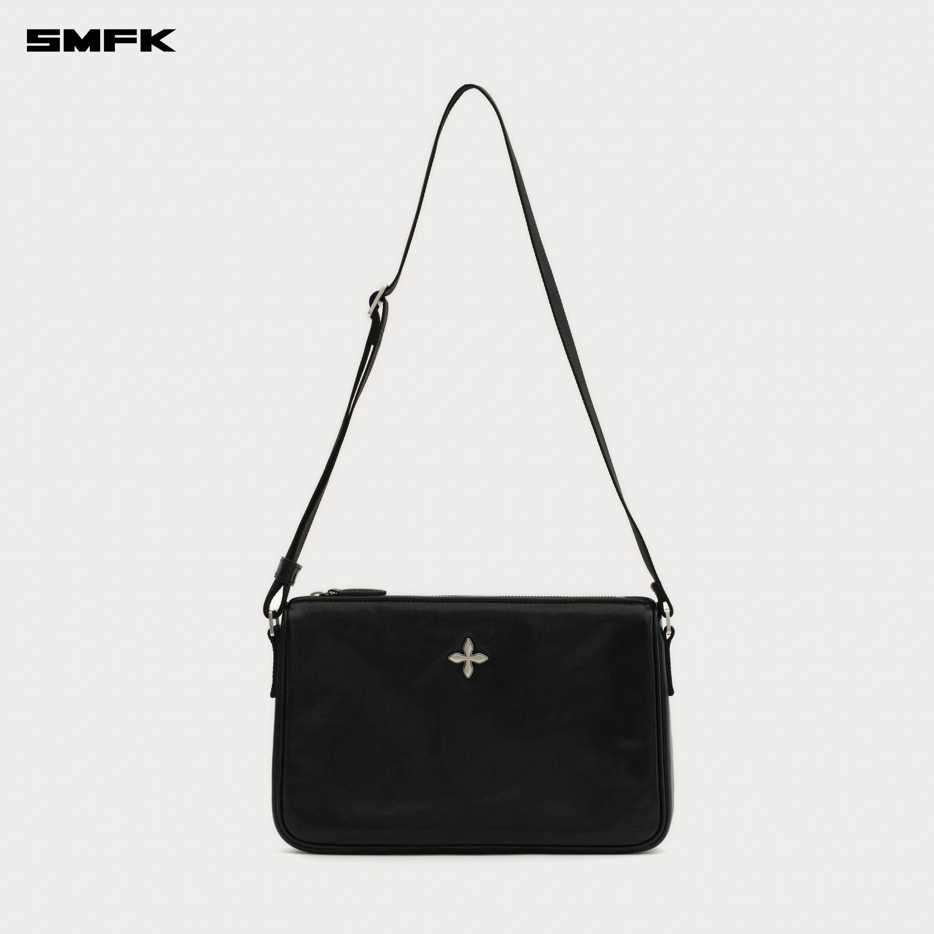 COMPASS BADGE Cross Badge Black Bag (Small) - SMFK Official