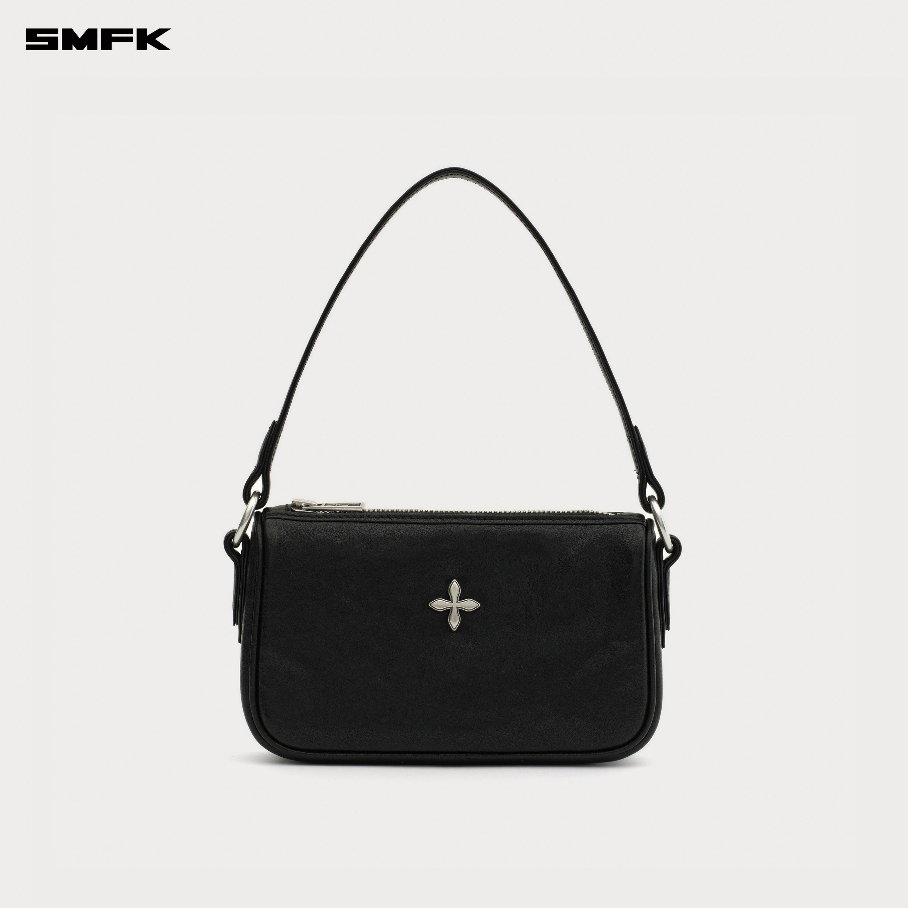 COMPASS BADGE Cross Black Bag (Small) - SMFK Official