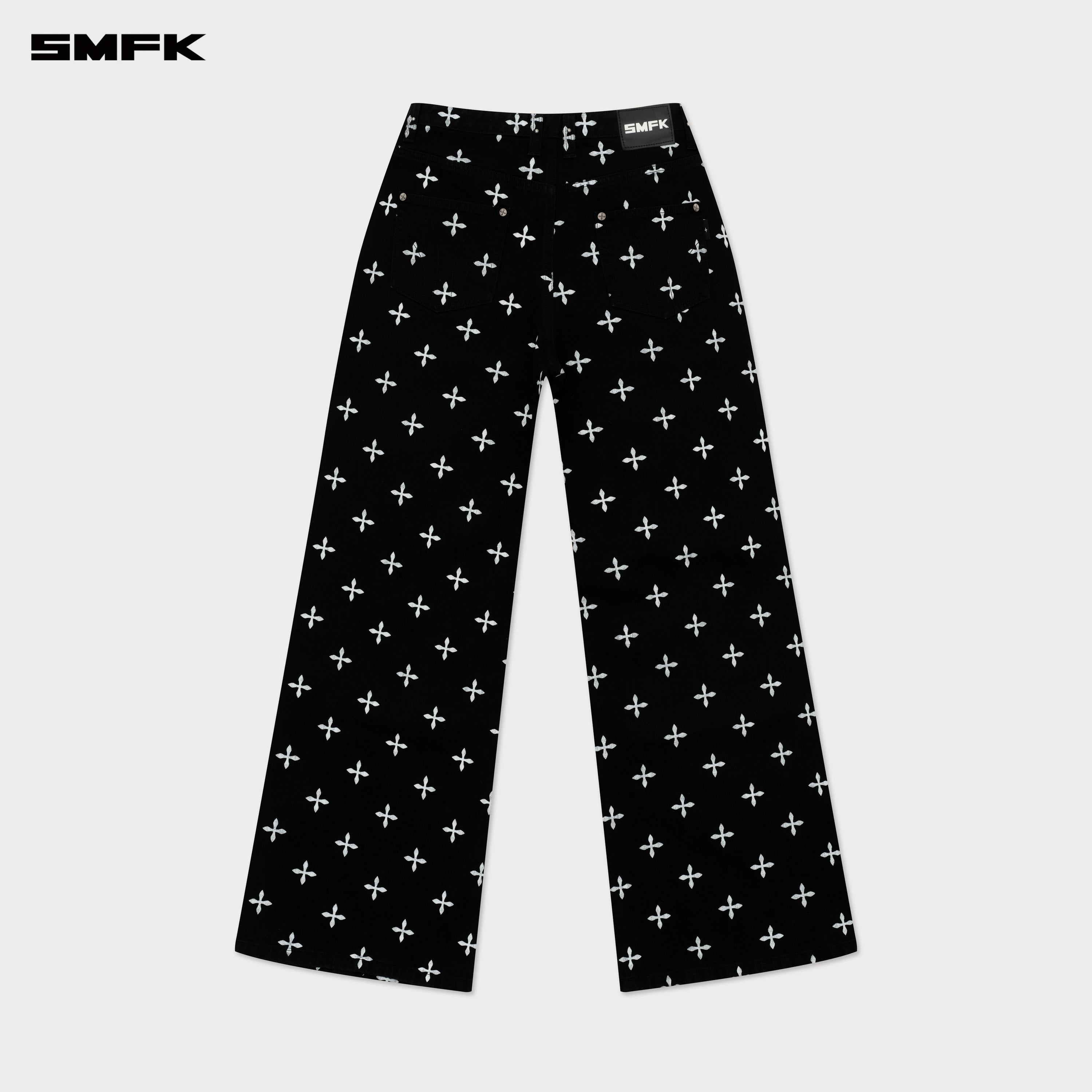 Compass Black Garden Classic Wide - Leg Jeans - SMFK Official