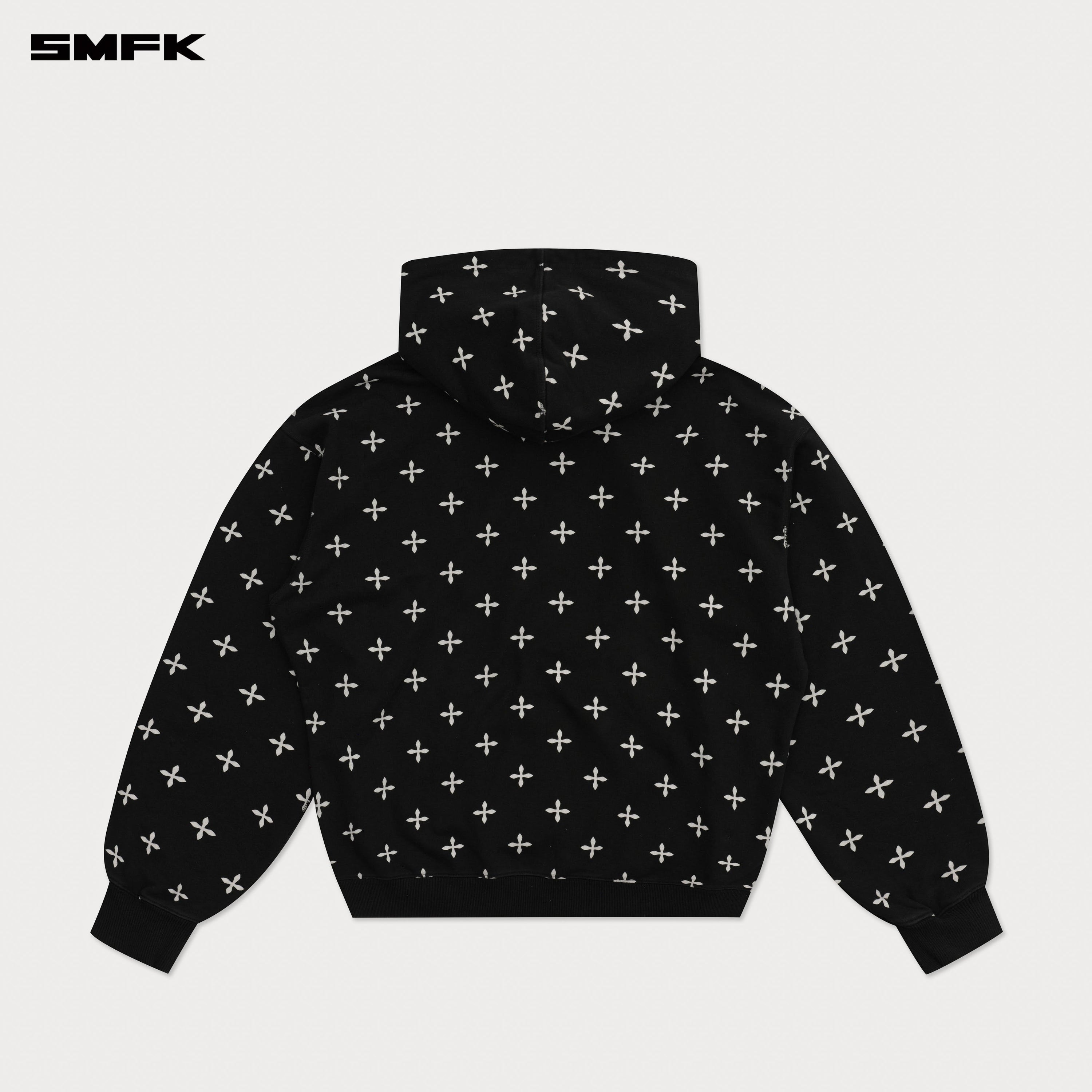 Compass Black Garden Oversize Hoodie - SMFK Official