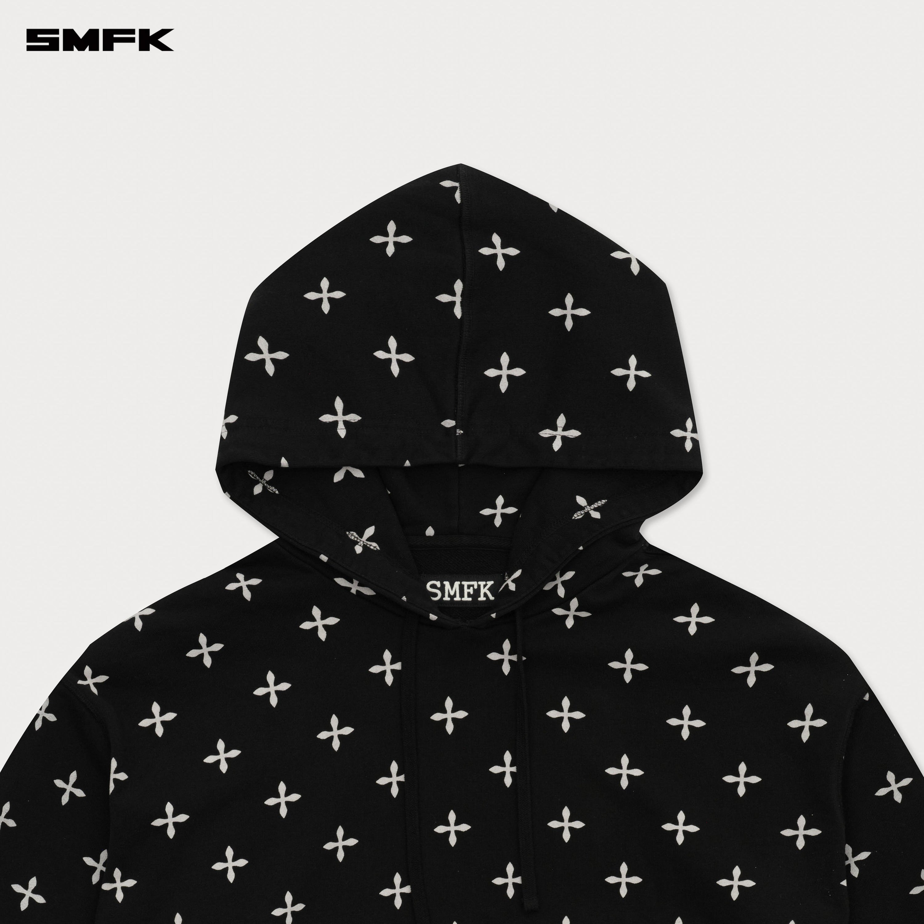 Compass Black Garden Oversize Hoodie - SMFK Official