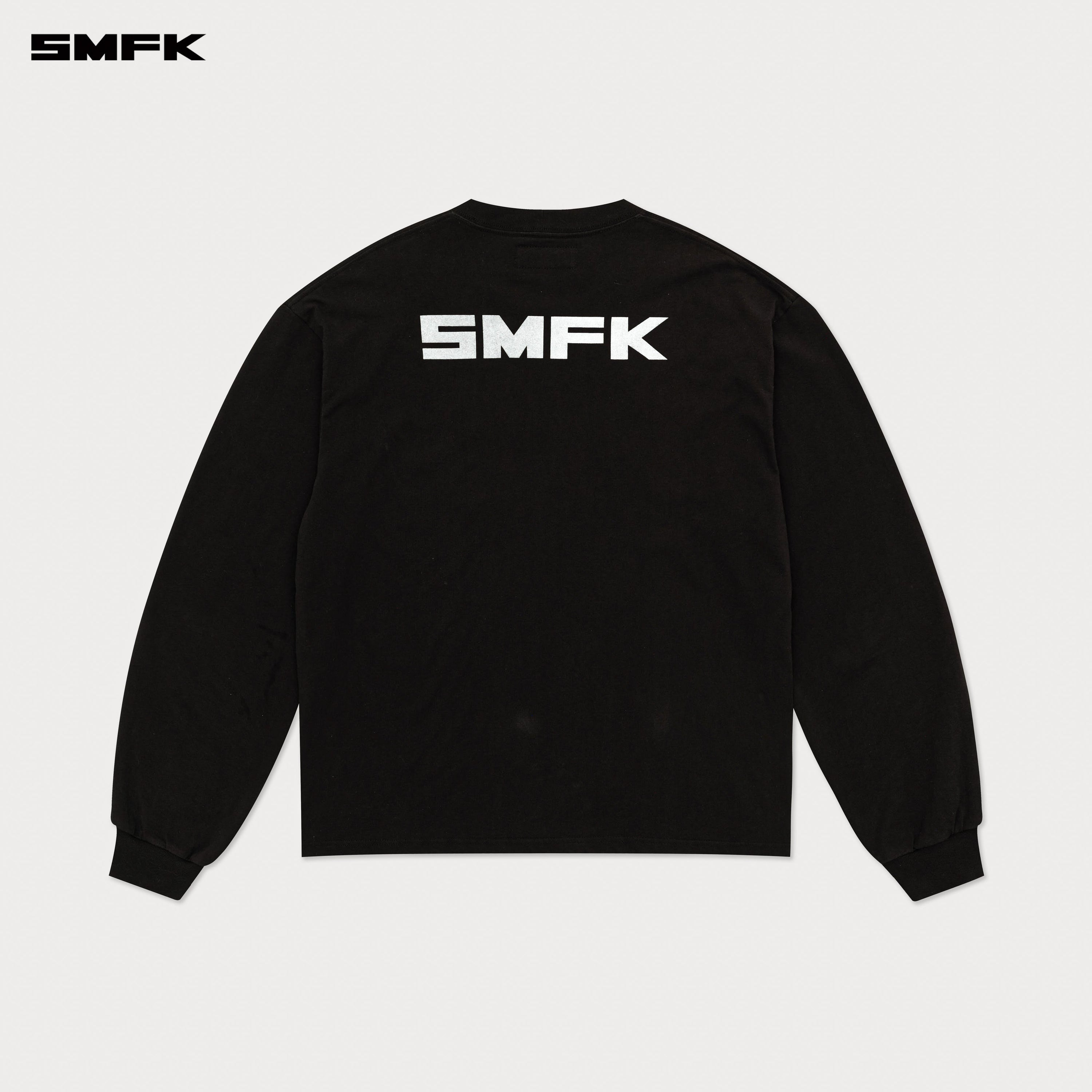 Compass Black Magnolia Oversize Sweatshirt - SMFK Official