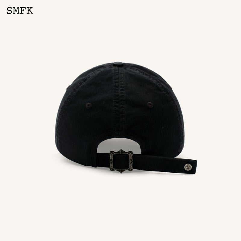 Compass Classic Cross Baseball Cap In Black - SMFK Official