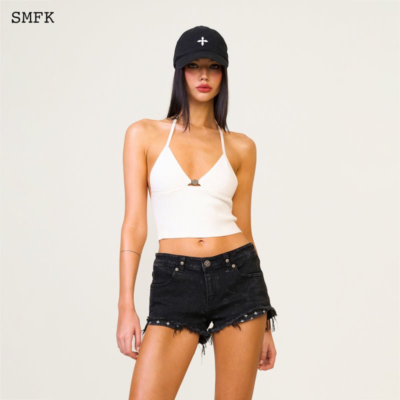 Compass Classic Cross Baseball Cap In Black - SMFK Official