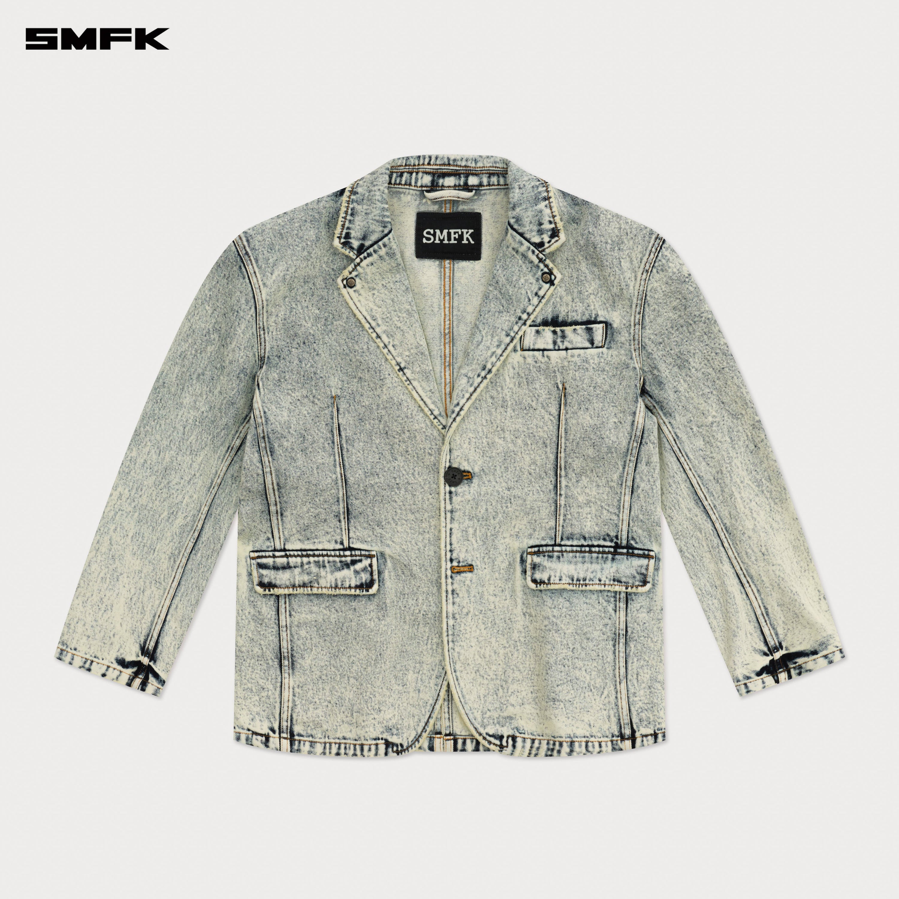 Compass Classic Cross Denim Suit White - SMFK Official