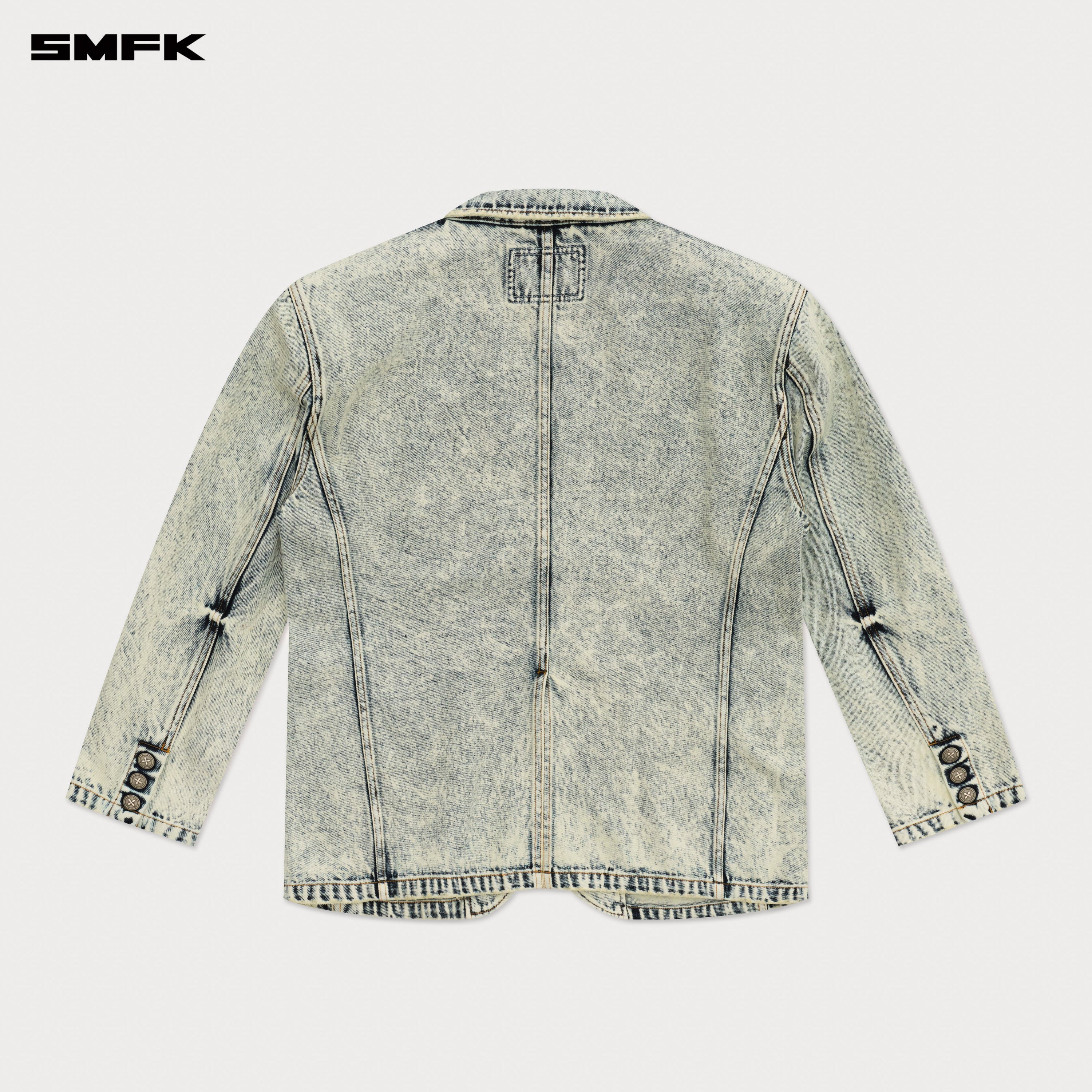 Compass Classic Cross Denim Suit White - SMFK Official