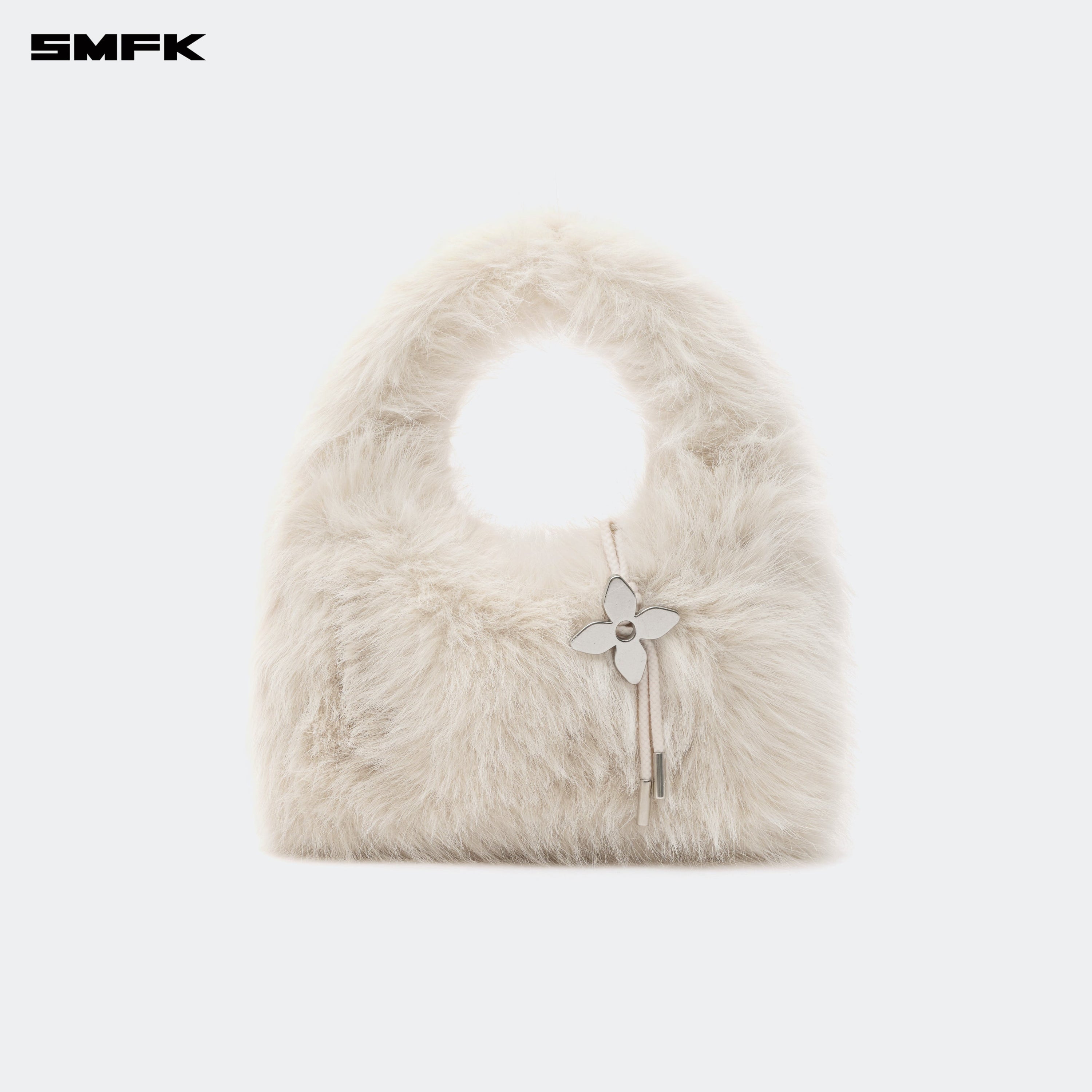 Compass Cobble Small Bag In Cream - SMFK Official