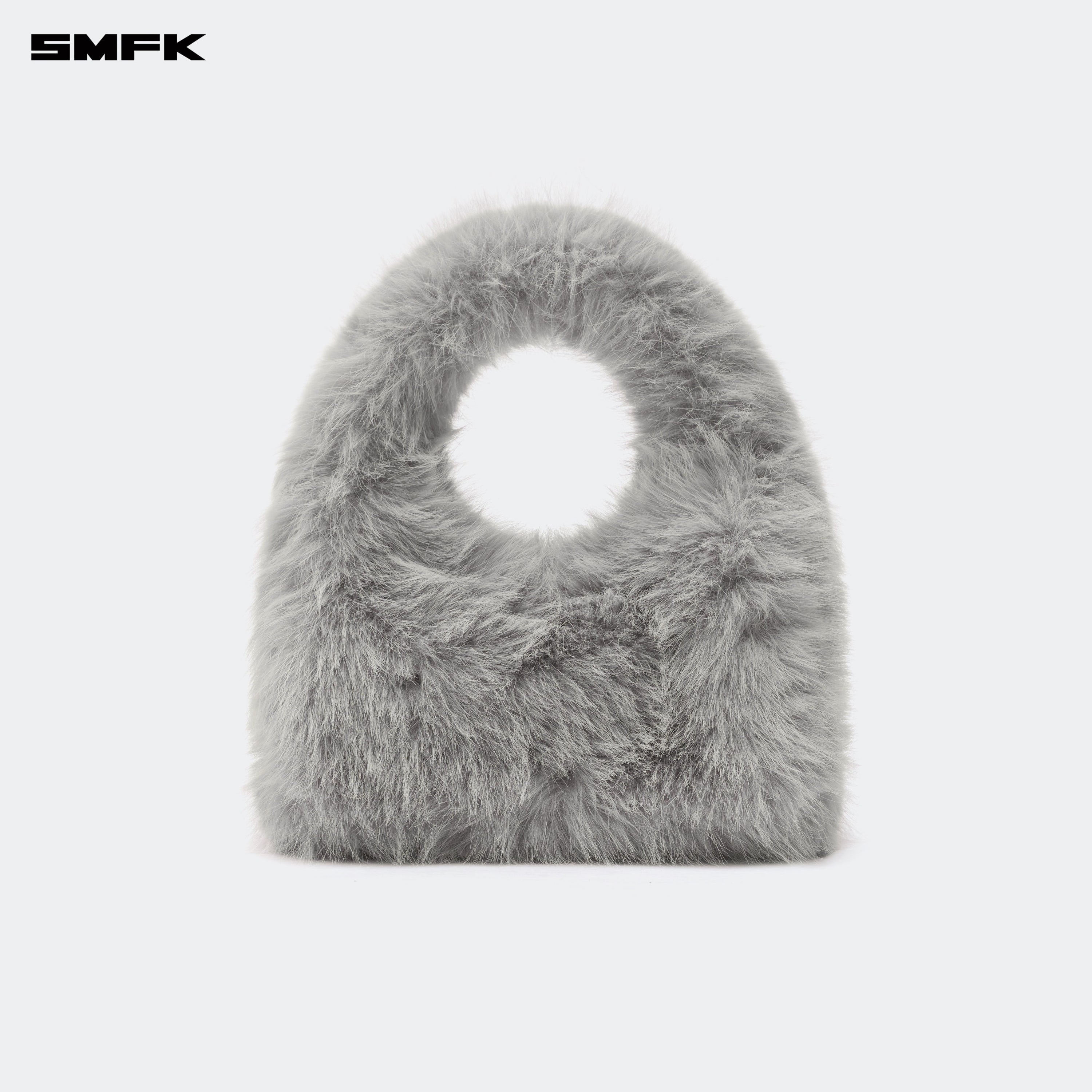 Compass Cobble Small Bag In Gray - SMFK Official